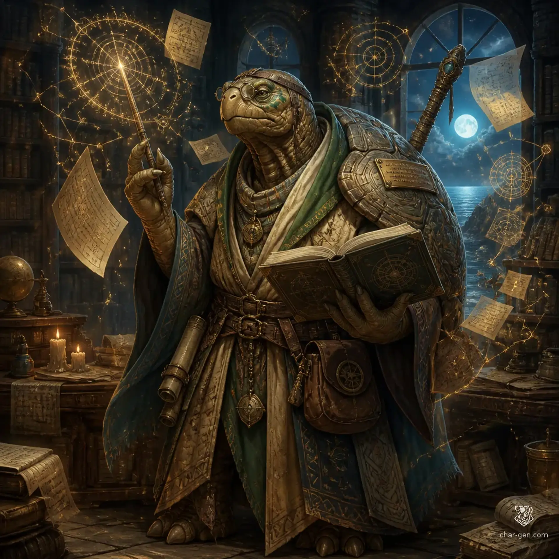 Odufemi Niskanen - AI-generated fantasy Character