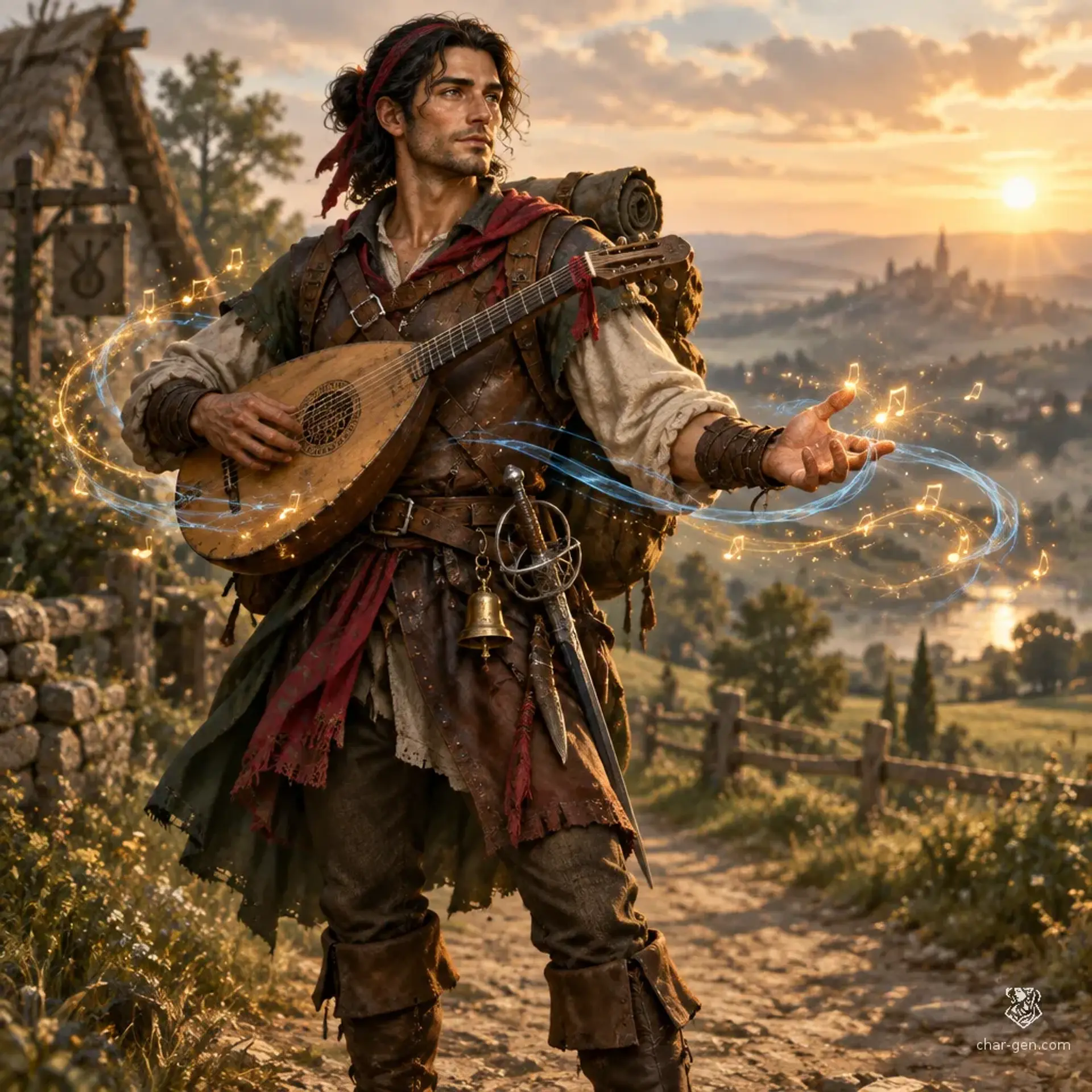 Zeke Lliozo - AI-generated fantasy Character