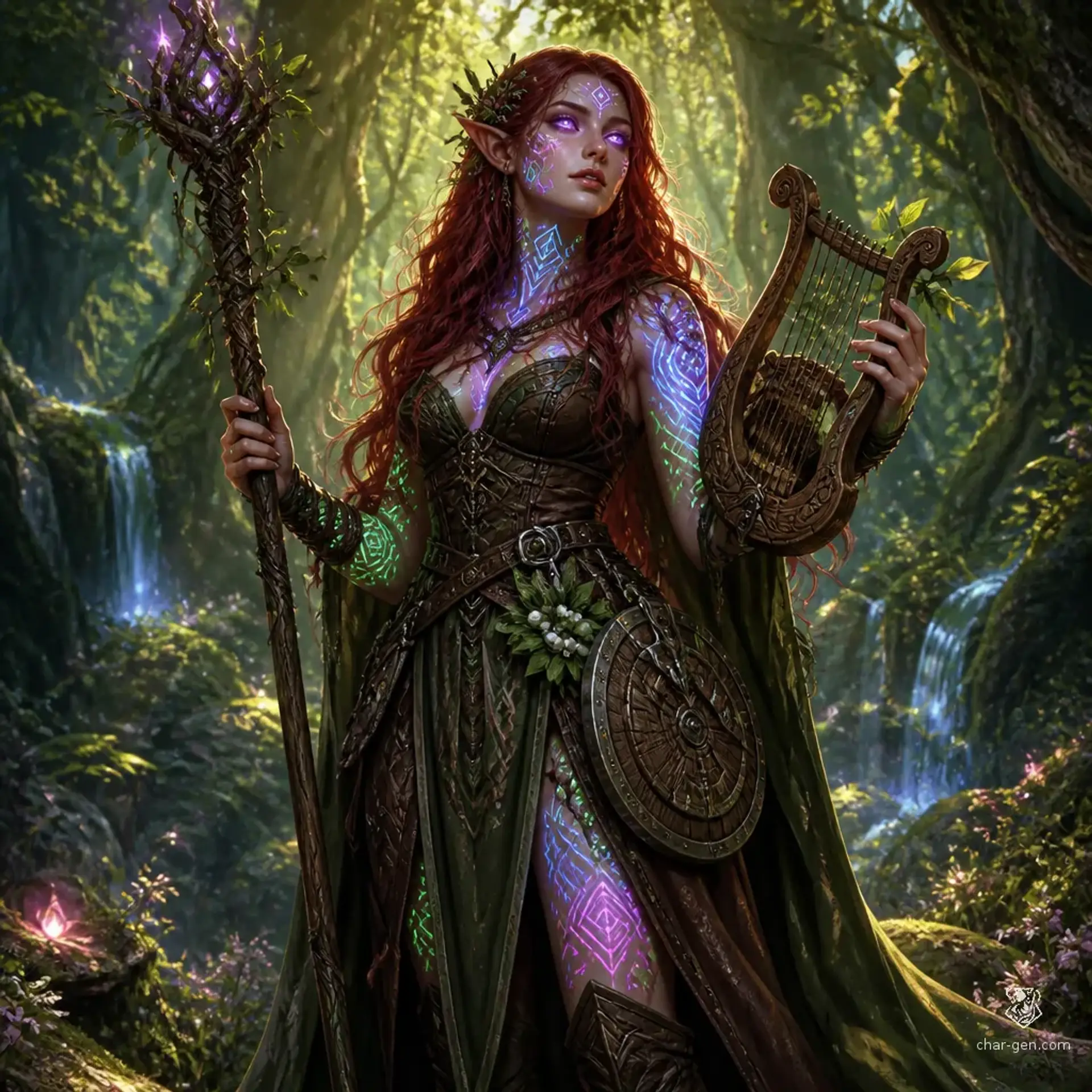 Leila - AI-generated fantasy Character