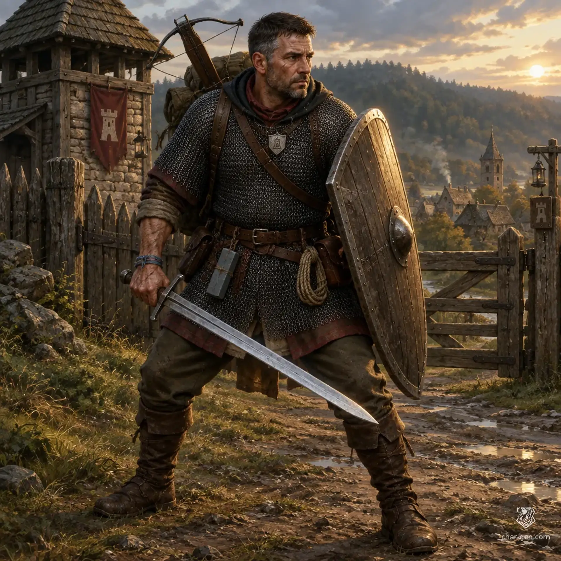 Kettan Varg - AI-generated fantasy Character