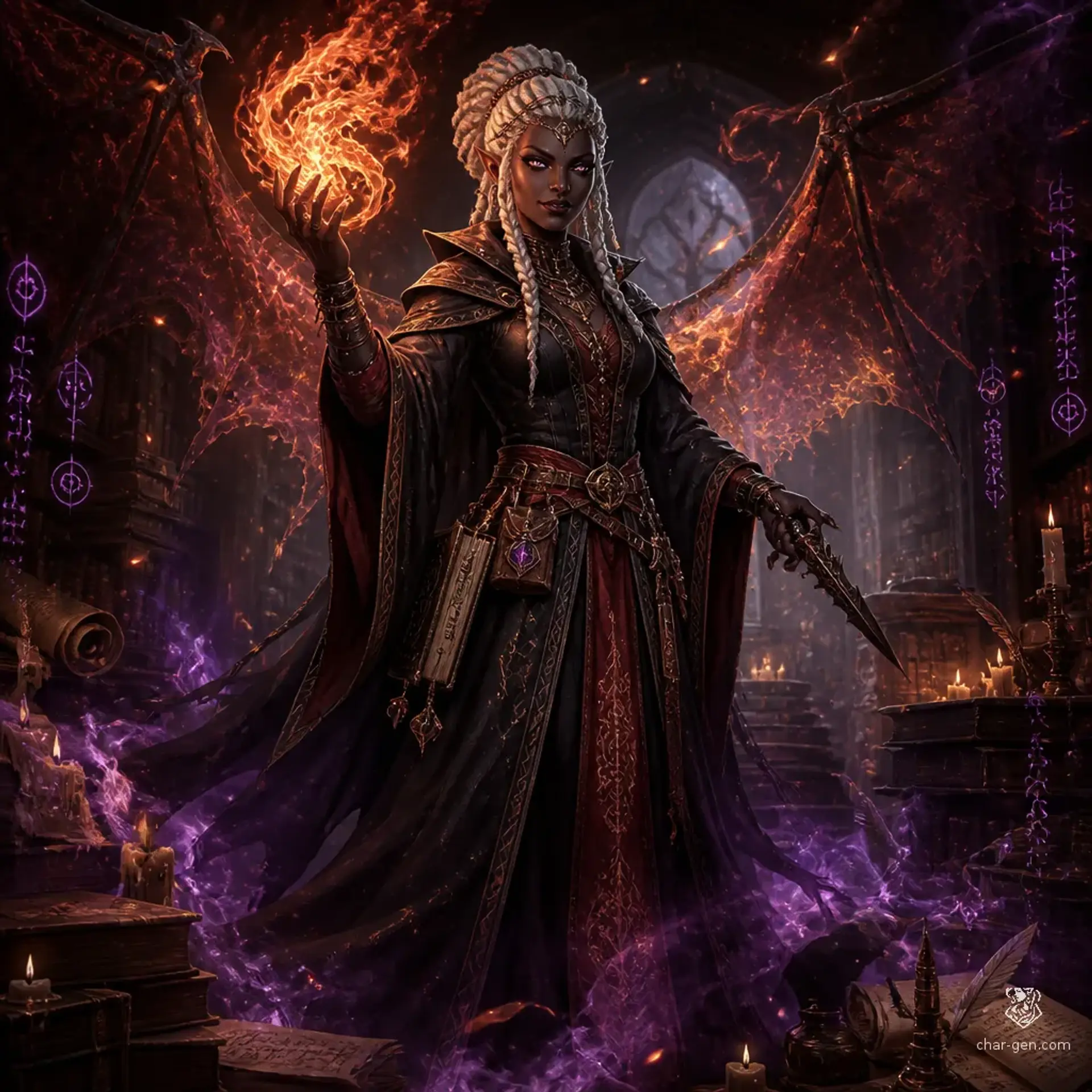 Oluwaseyi Aderonke - AI-generated fantasy Character