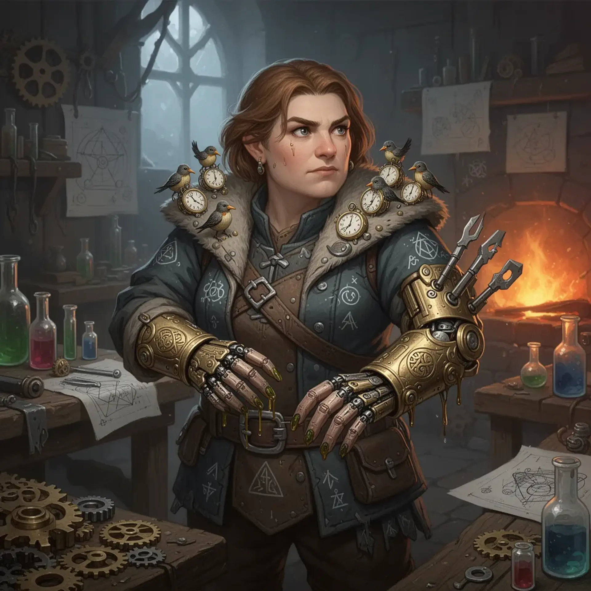 Rita Kelthorn - AI-generated fantasy NPC