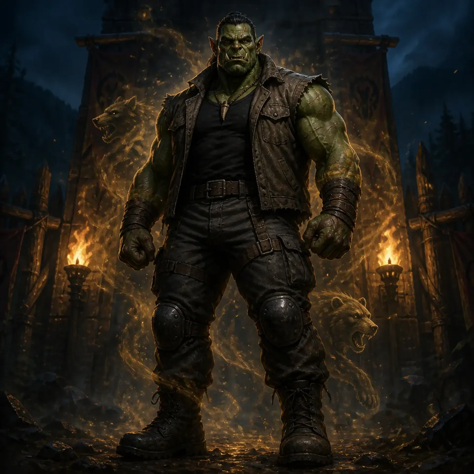 Grom Ironroot - AI-generated fantasy Character
