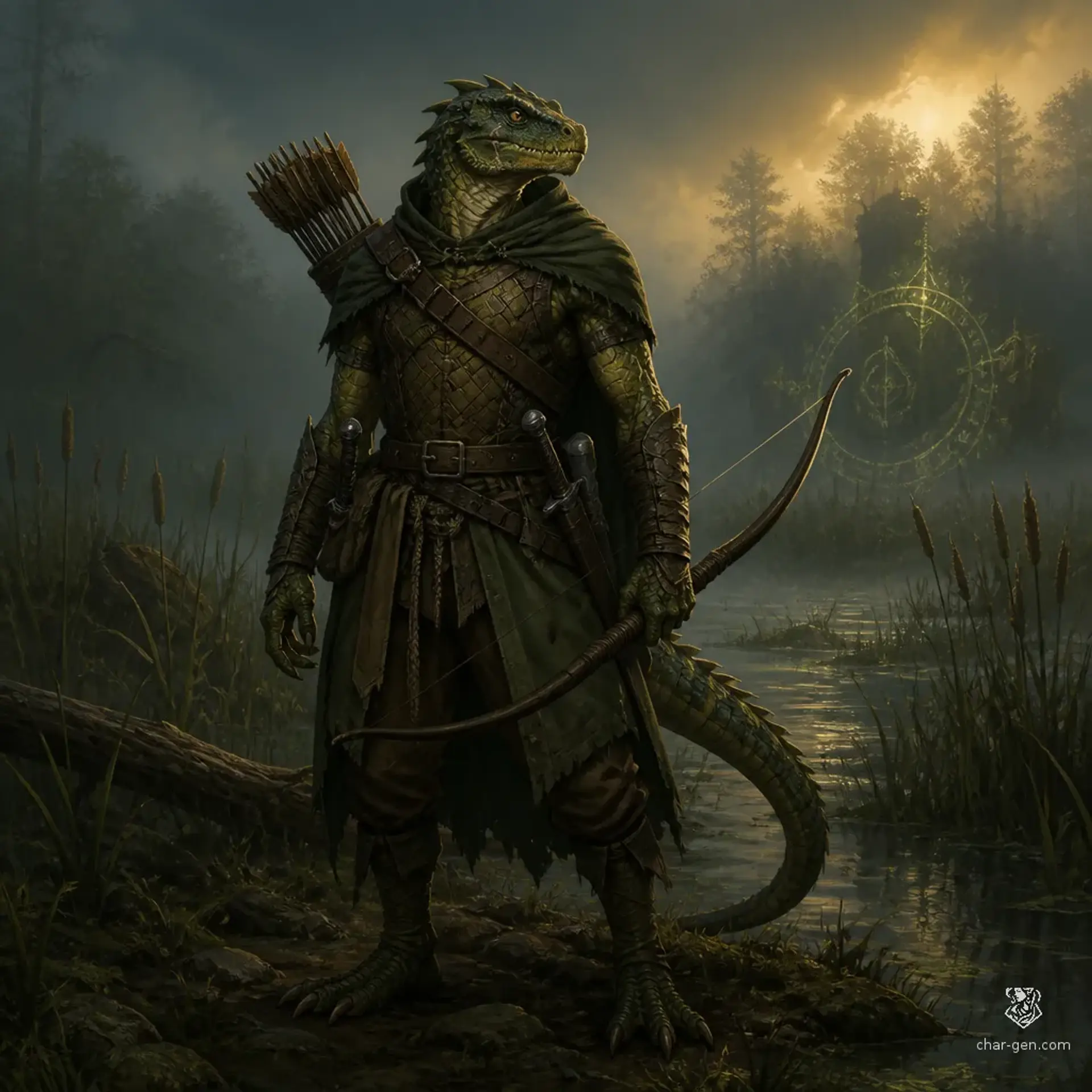 Saskel Orai - AI-generated fantasy Character