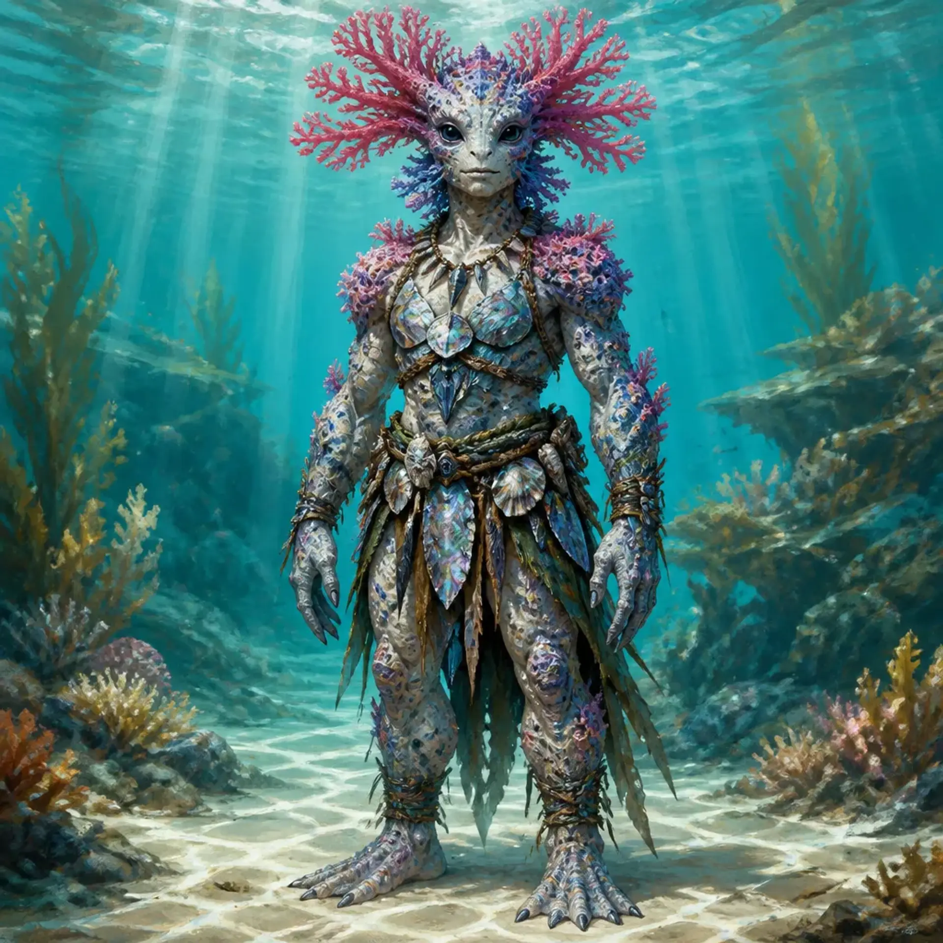 Koralithen - AI-generated fantasy Species