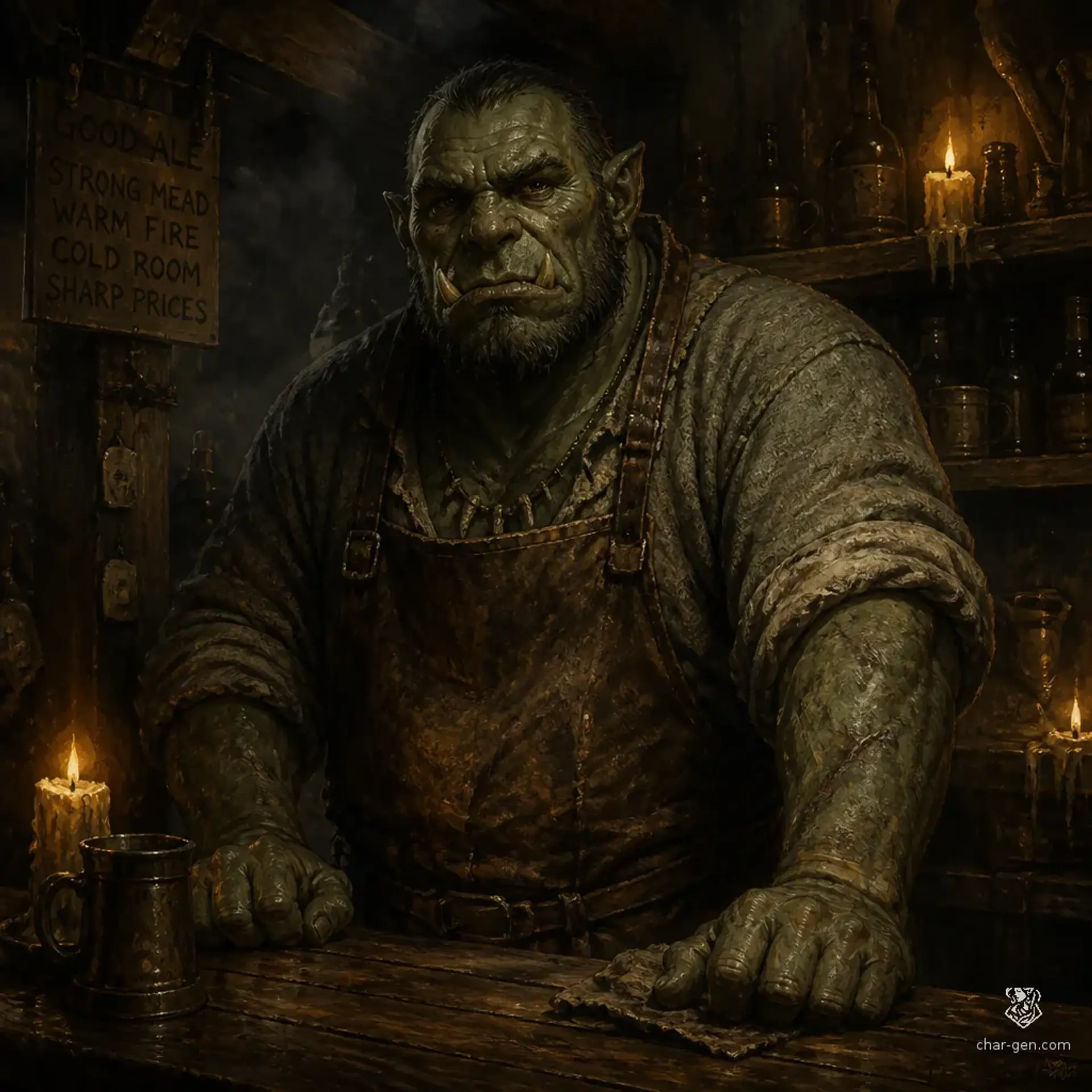 The Drowning Rat - AI-generated fantasy Tavern