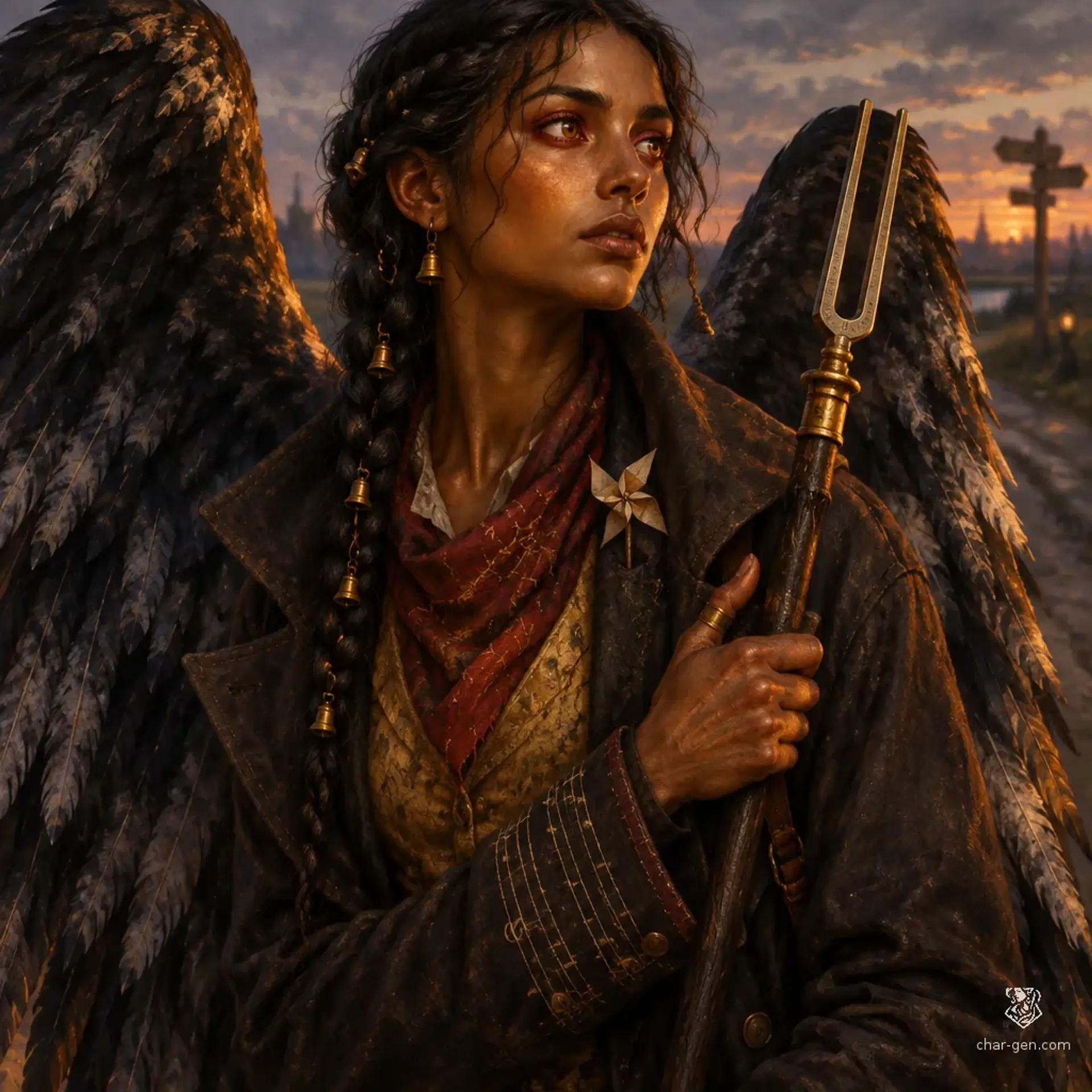 Ovaelira - AI-generated fantasy NPC