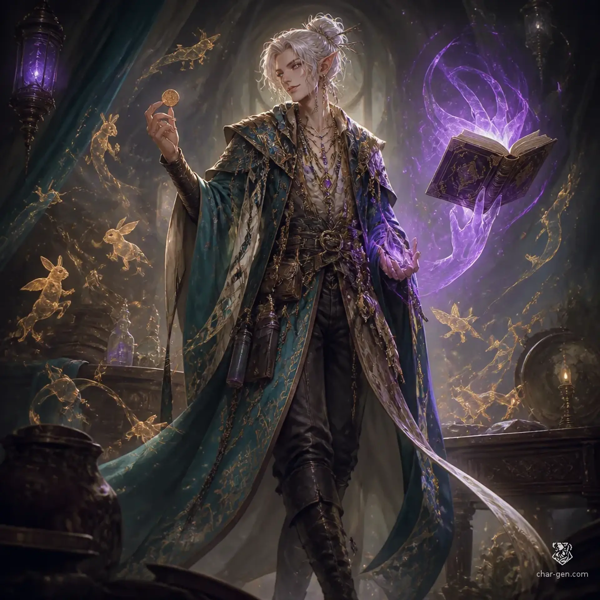mxyzptlk-nyxlygsptlnz - AI-generated fantasy Character