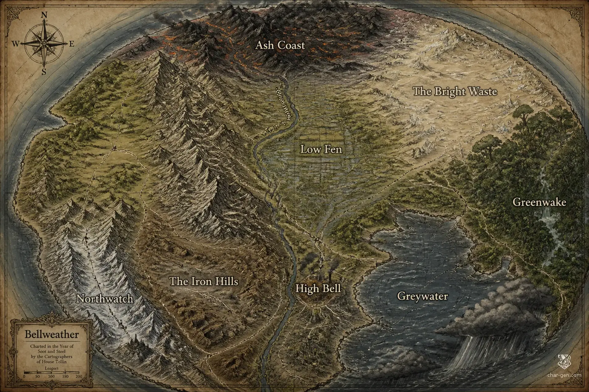 Bellweather - AI-generated fantasy World