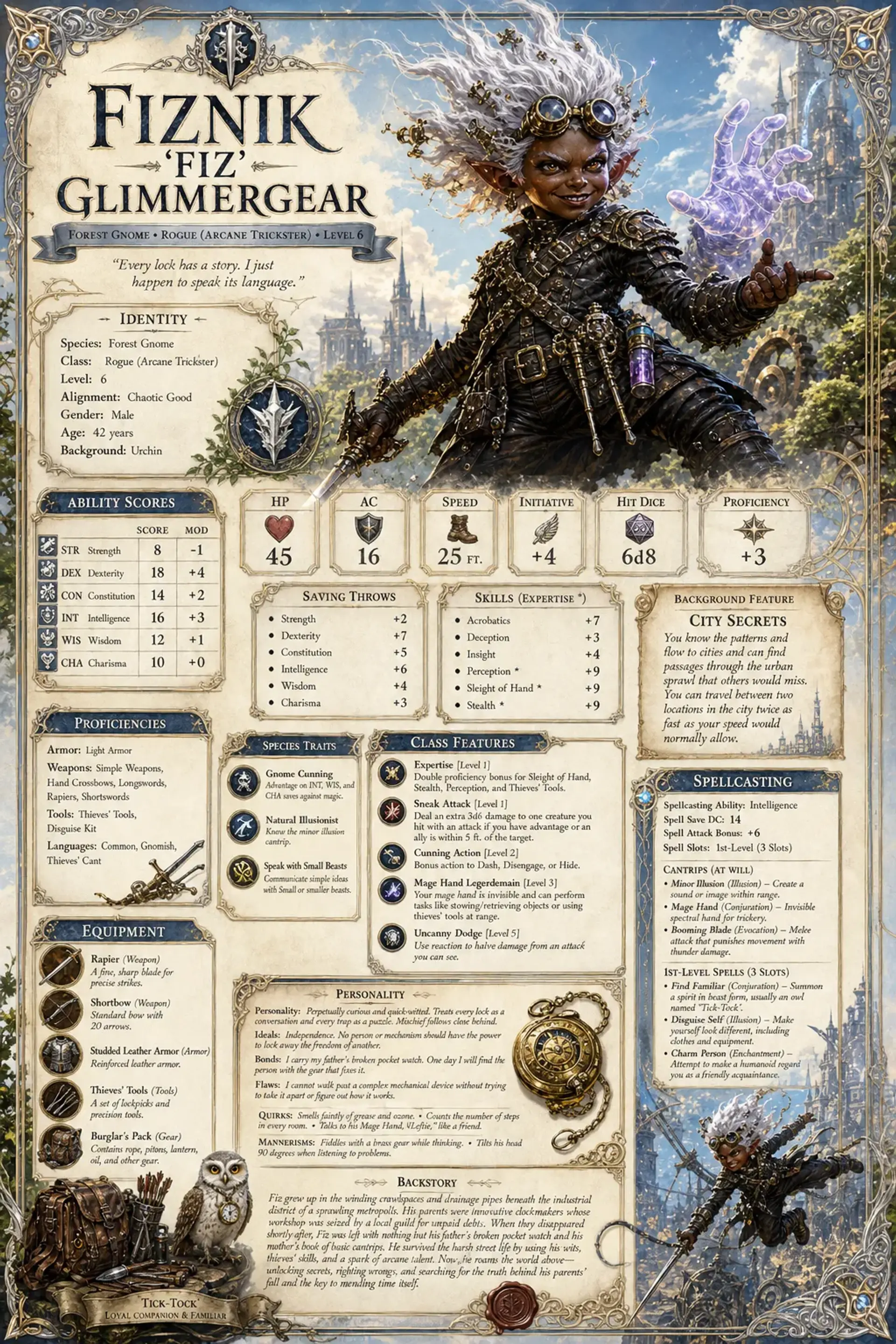 Character Sheet