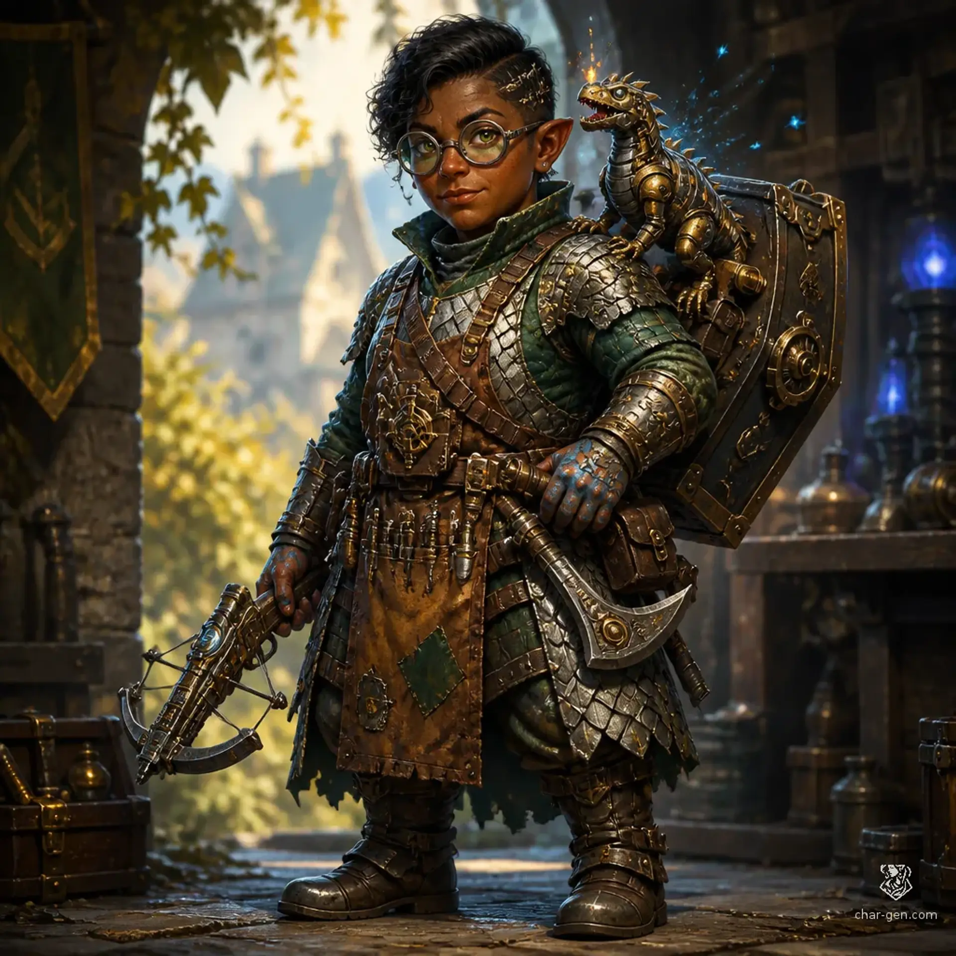 Kandel - AI-generated fantasy Character