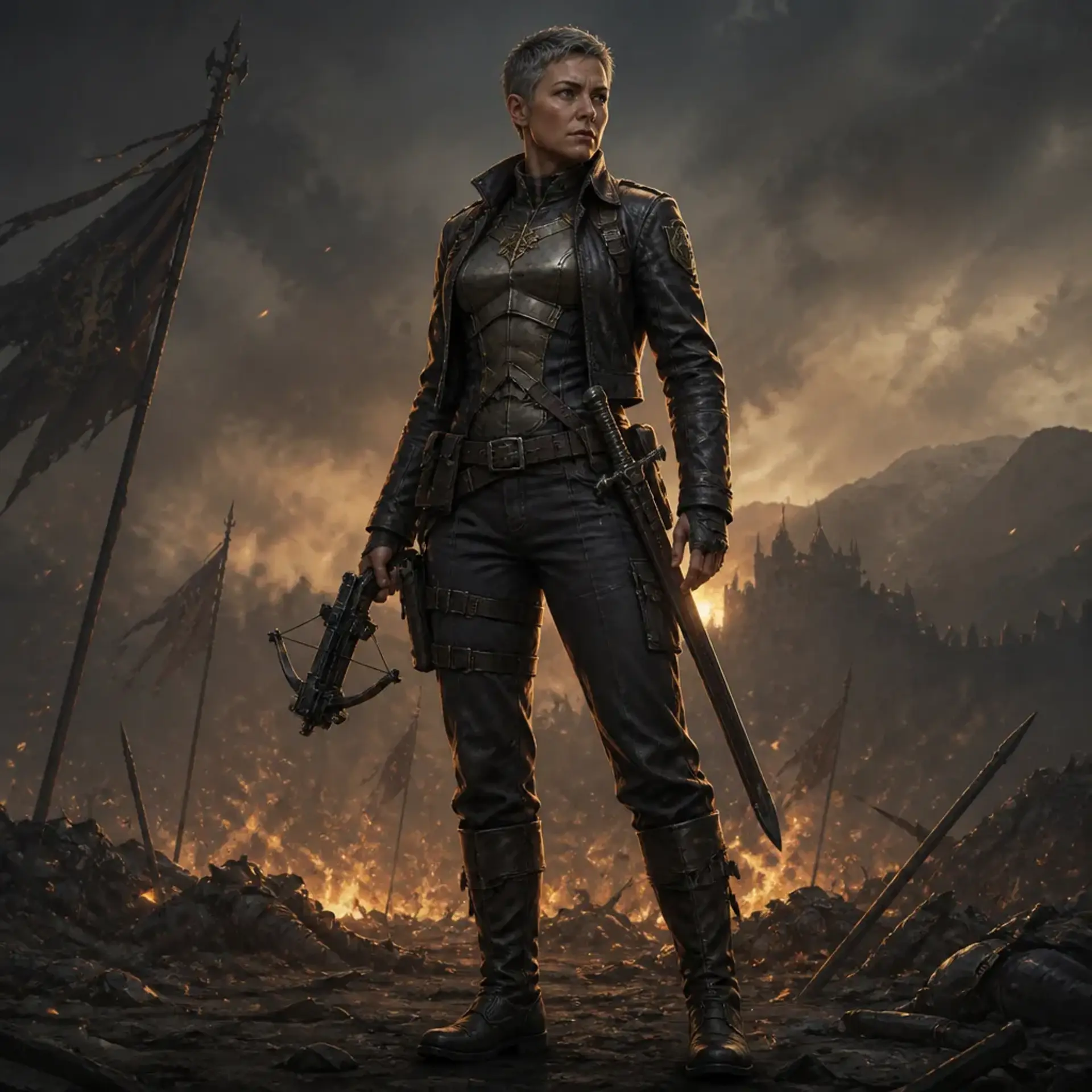 Karina Voss - AI-generated fantasy Character