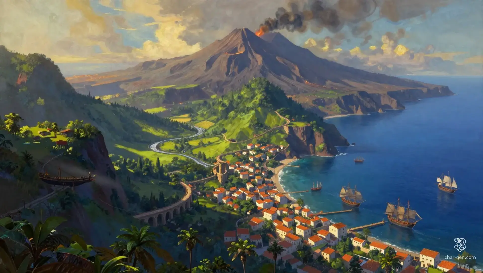 Turmish - AI-generated fantasy Region