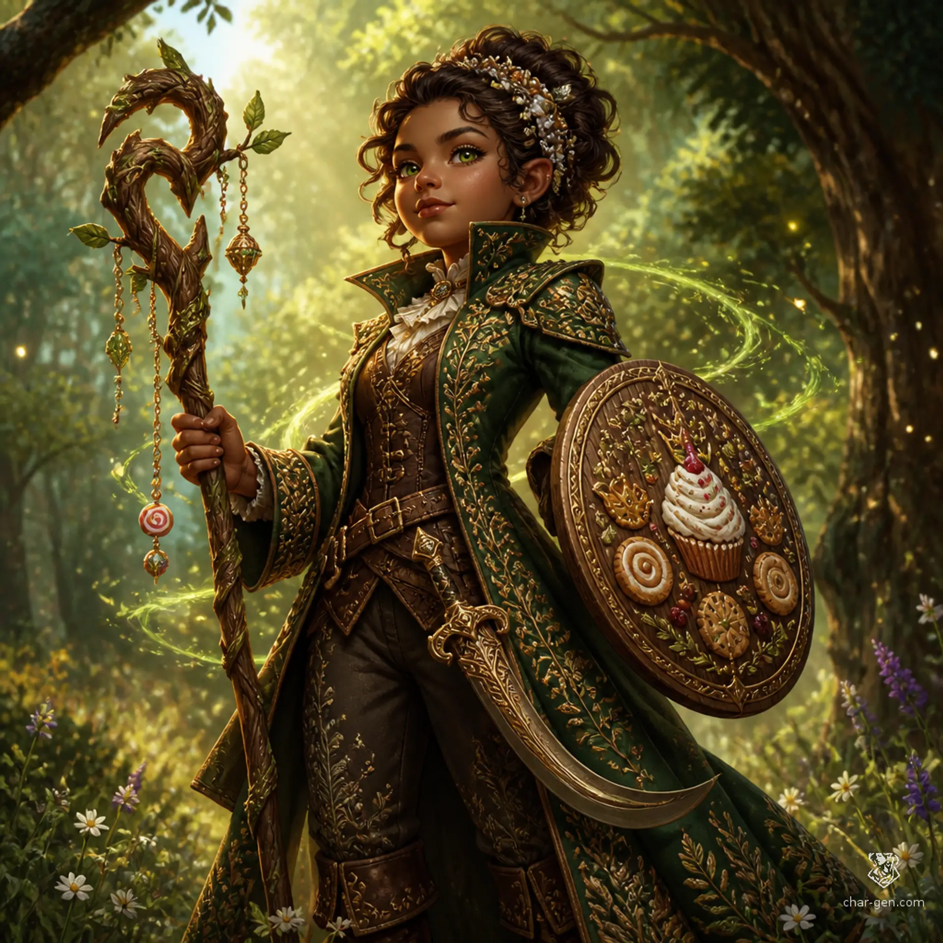 gretchen keibler - AI-generated fantasy Character