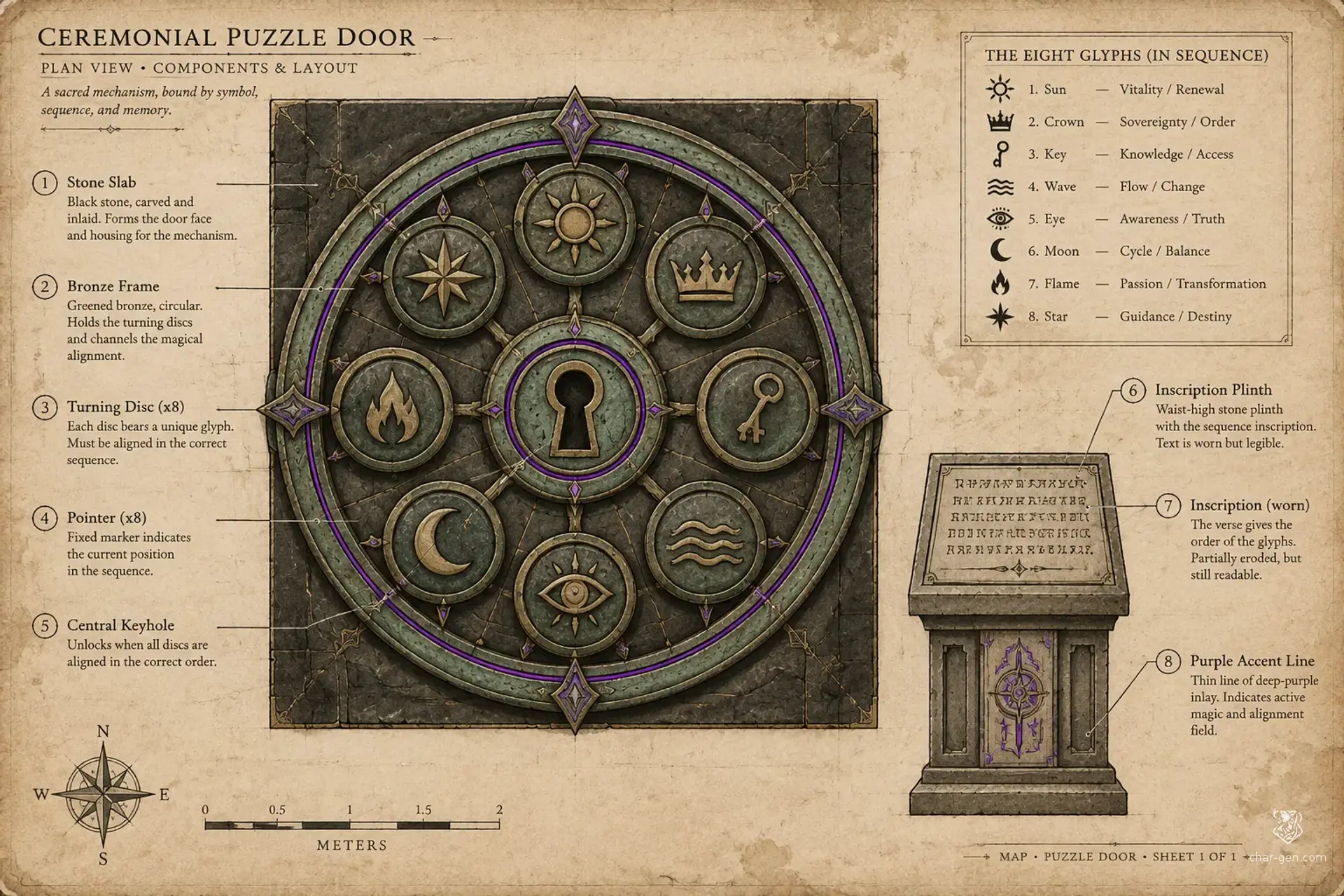 The Quiet Archive's Eightfold Lock
