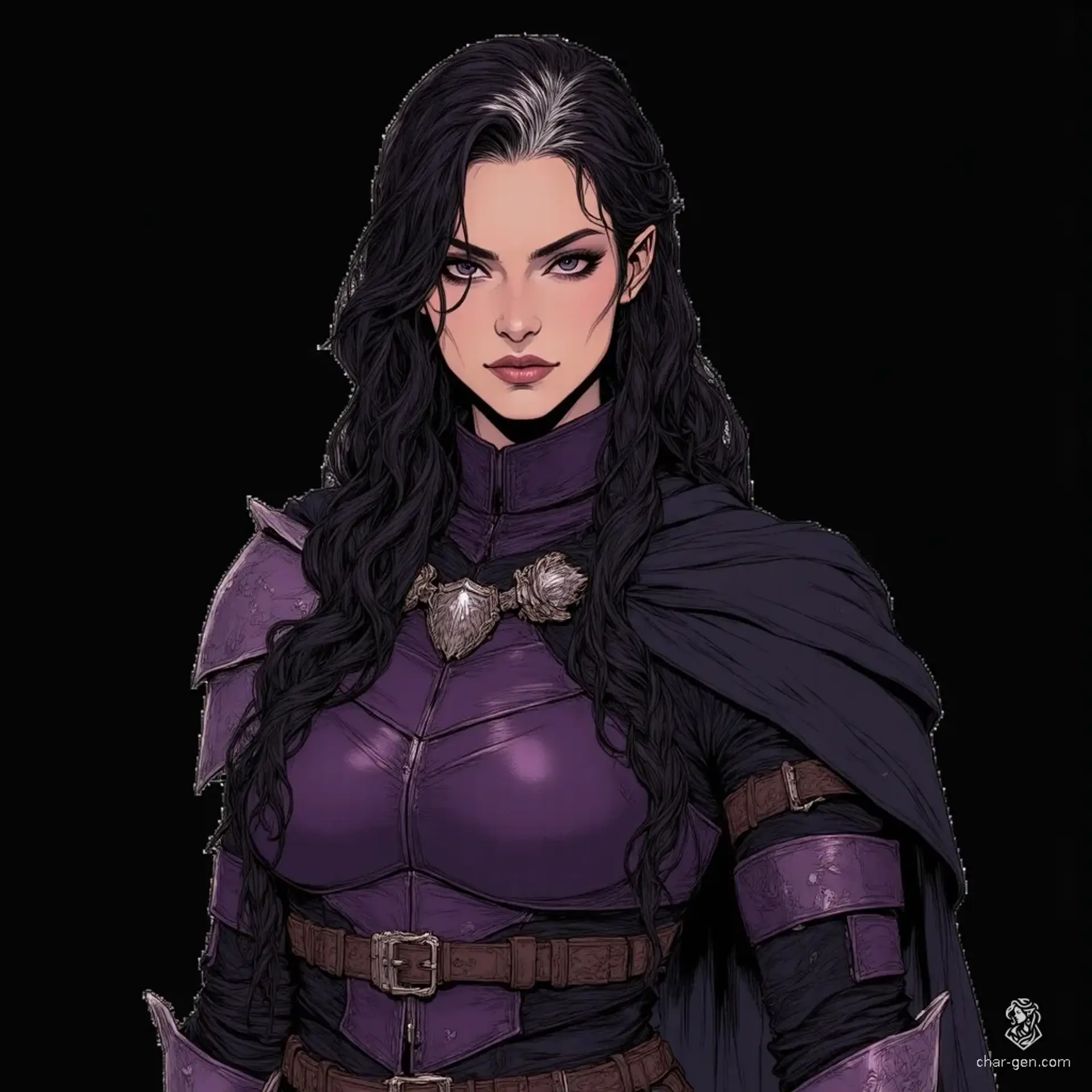 Velyssa Xunrae - AI-generated fantasy NPC