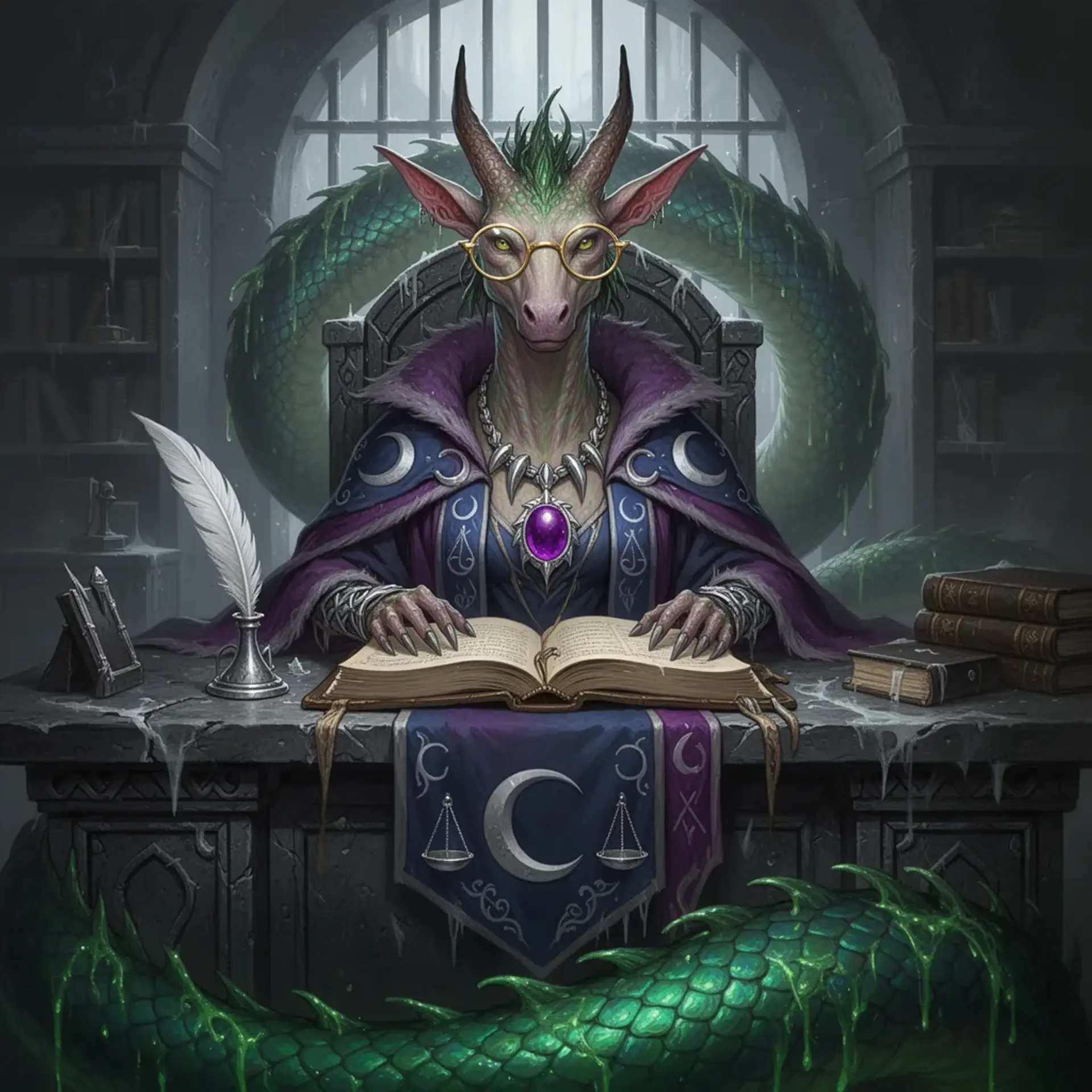 Lady Kalia the Hated - AI-generated fantasy Monster