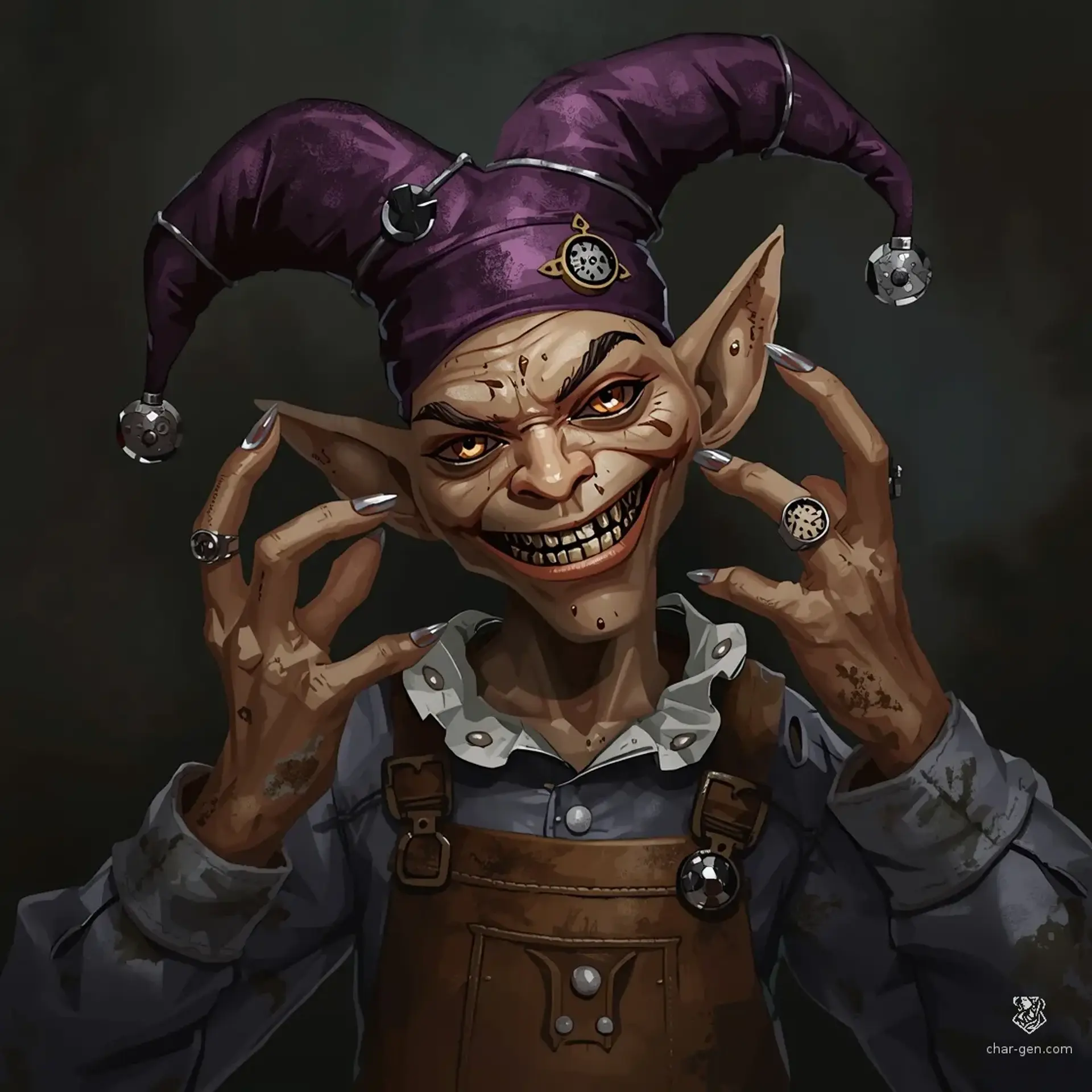 Grimtooth the Sly - AI-generated fantasy NPC