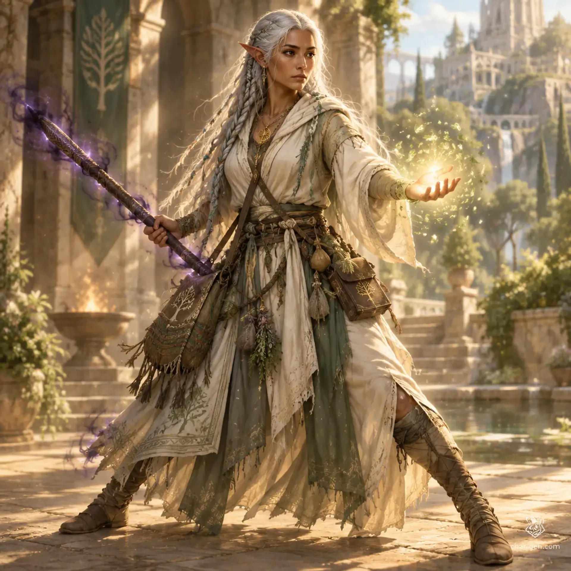 Calmer - AI-generated fantasy Character