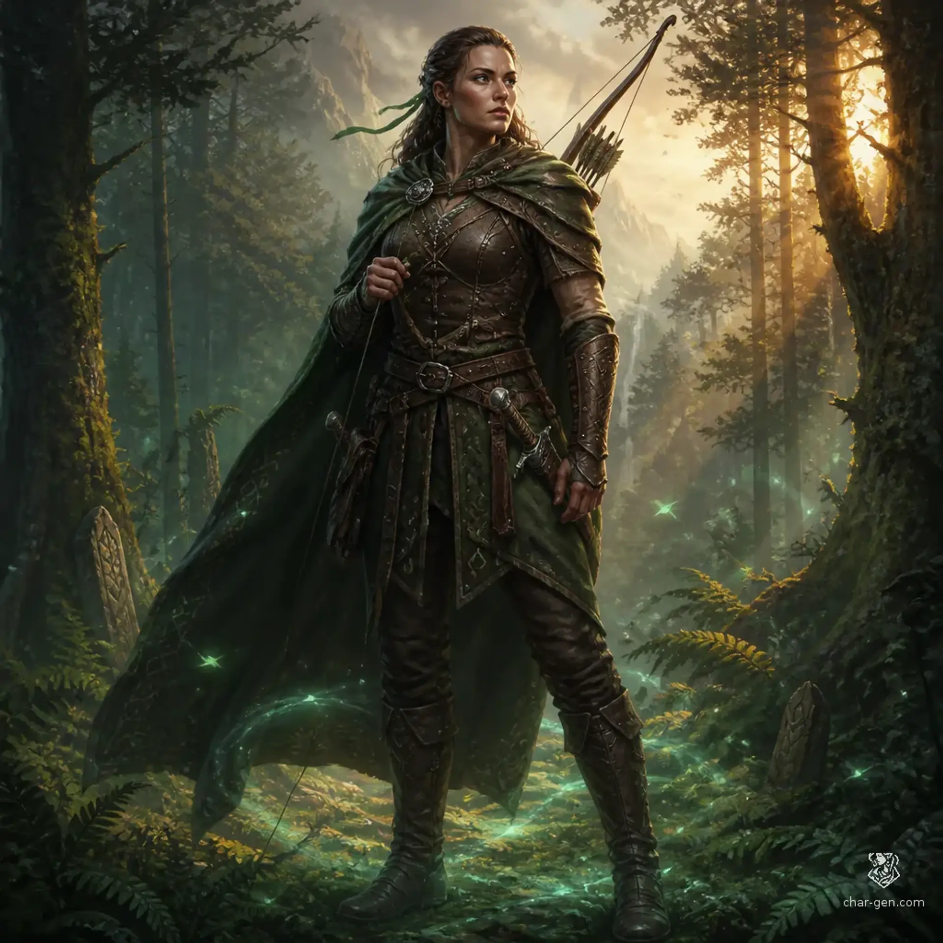 Sirena Cercero - AI-generated fantasy Character