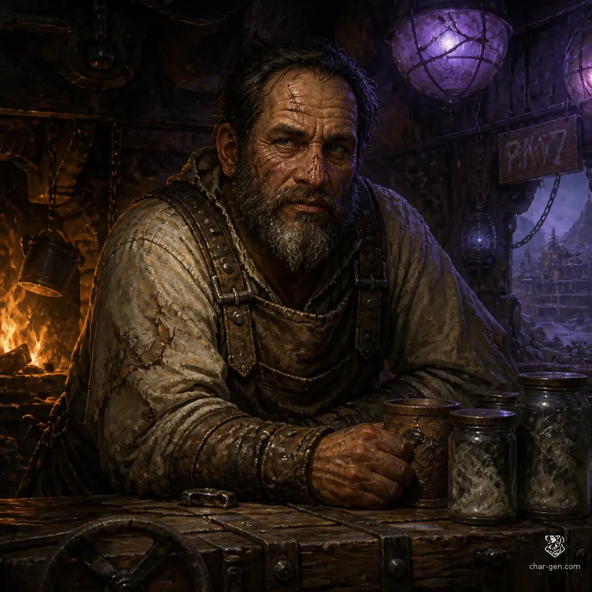The Broken Tusk - AI-generated fantasy Tavern