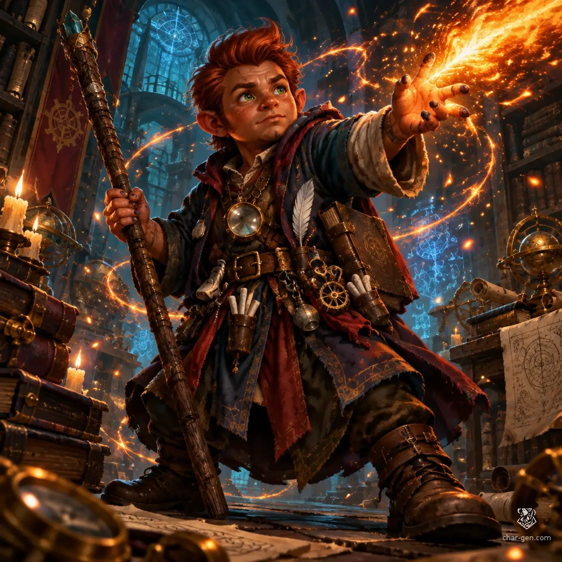 Pomme Crumblewick - AI-generated fantasy Character