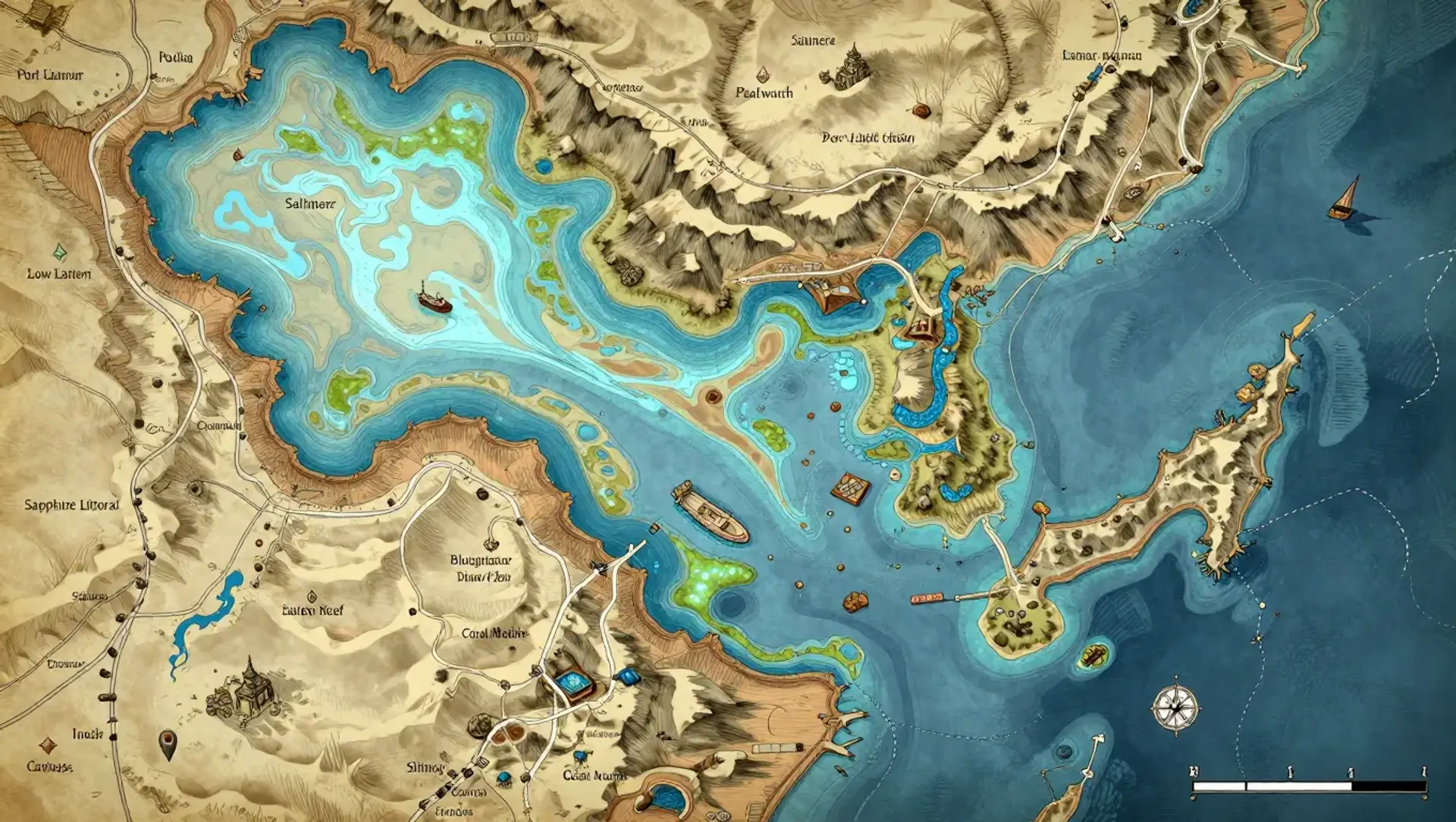 The Sapphire Silt Coast