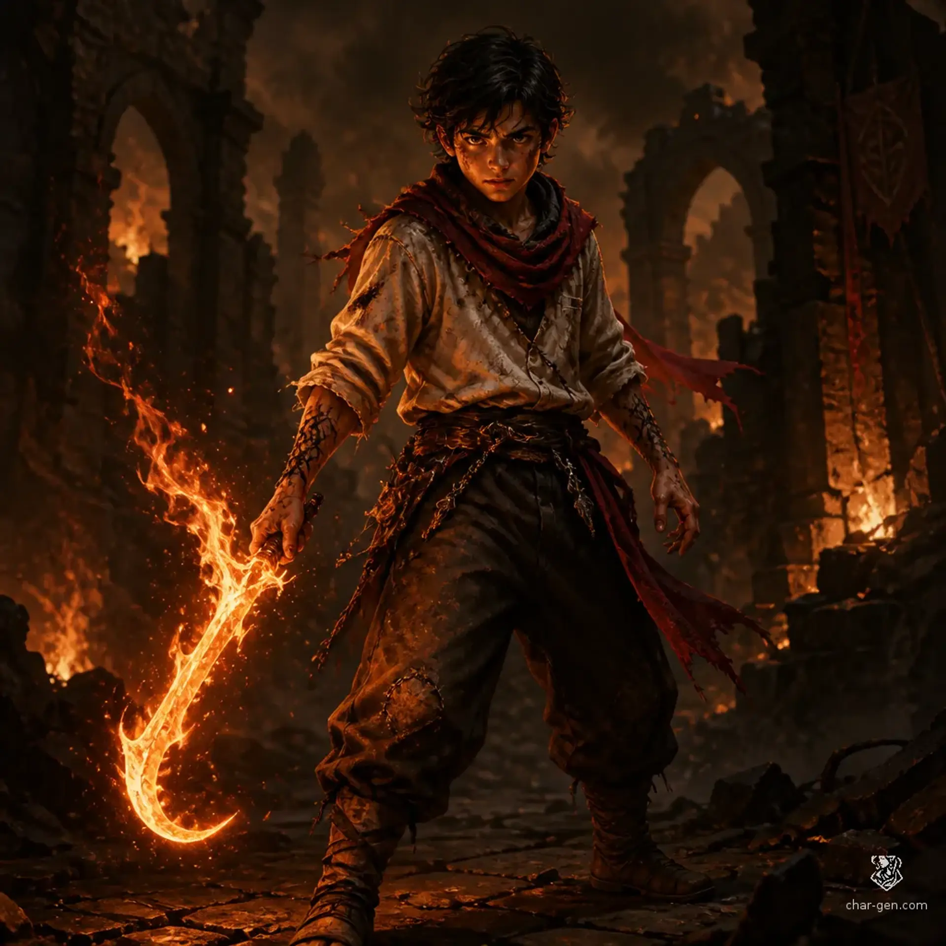 Giorgi Ariztua - AI-generated fantasy Character