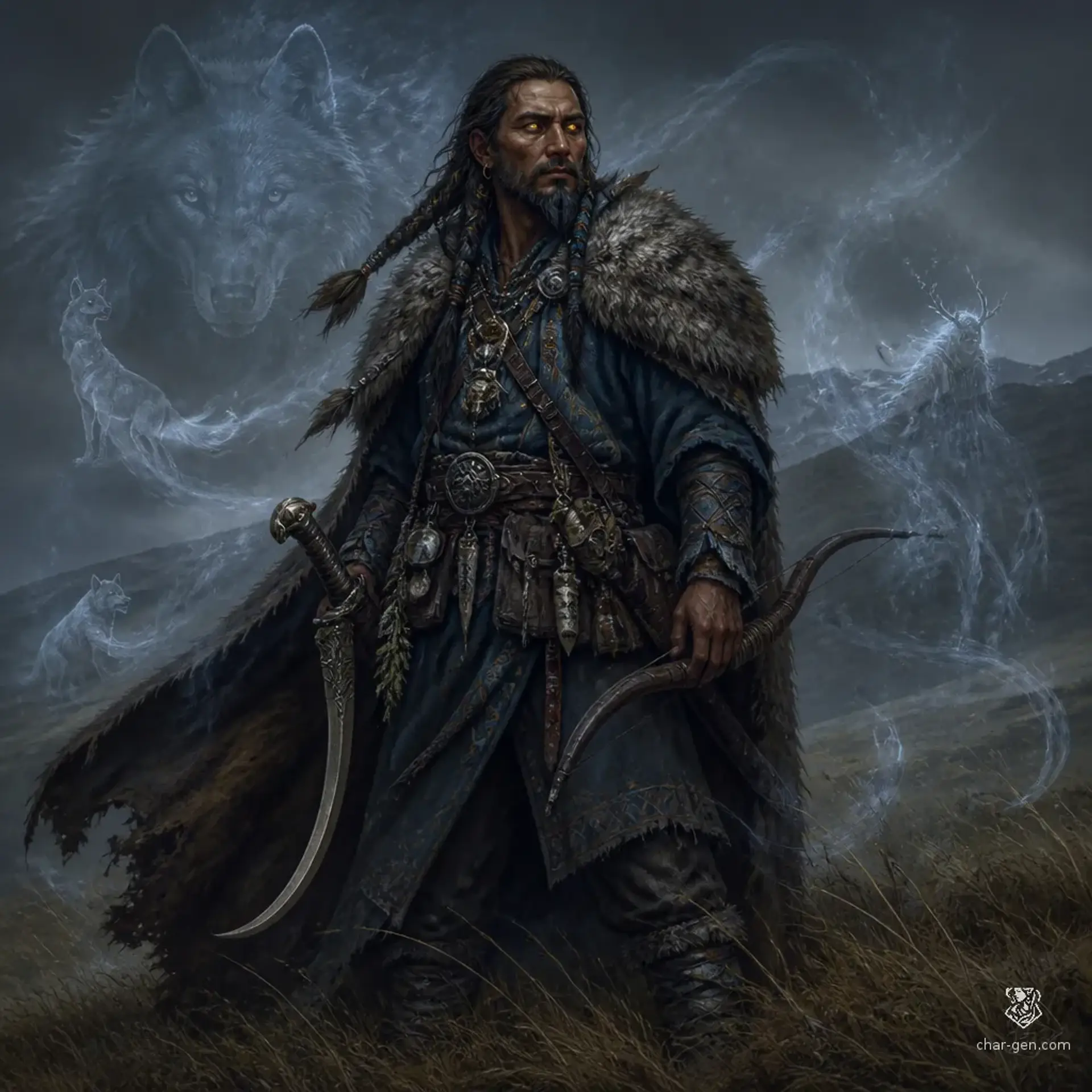 Elteber - AI-generated fantasy Character