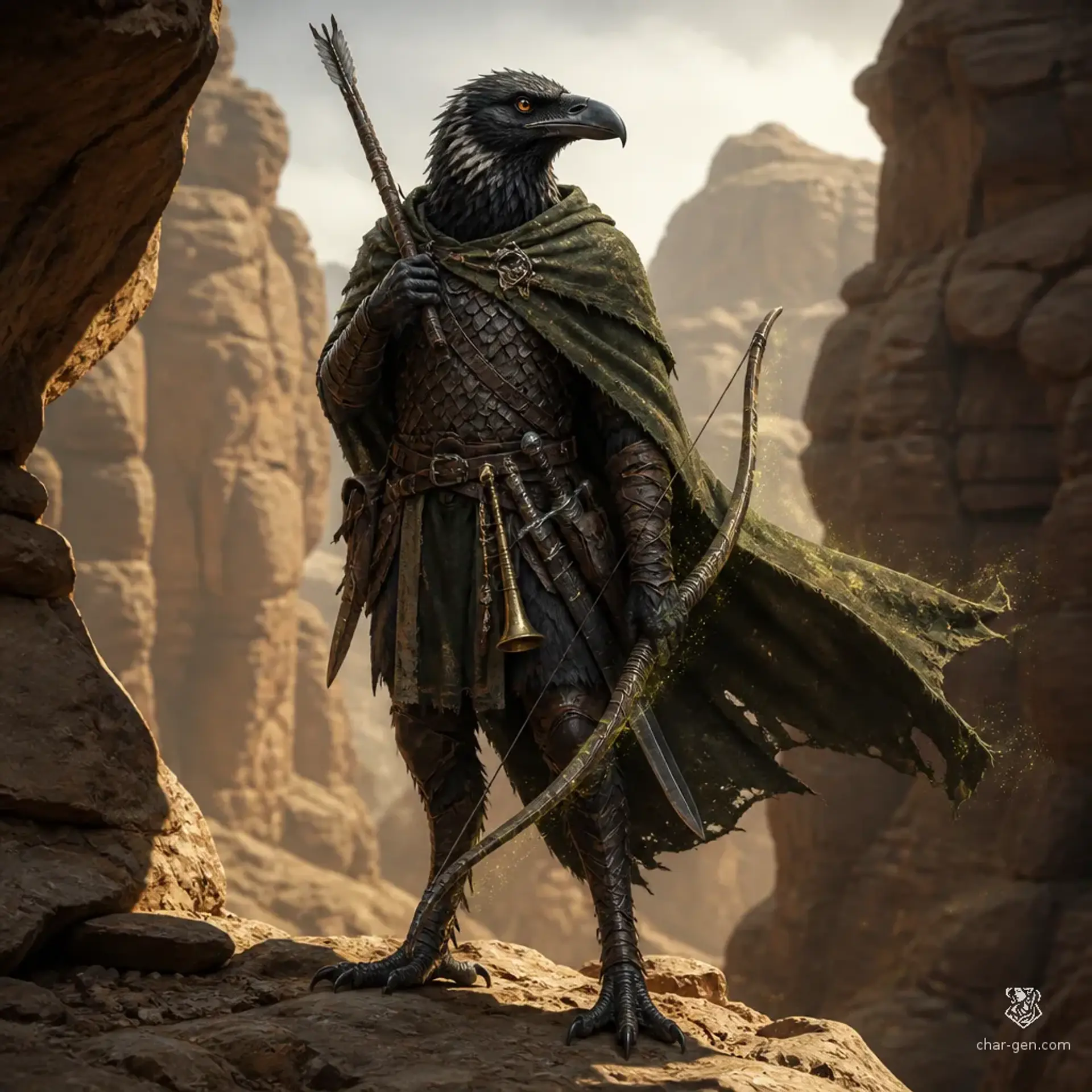 Sahshi - AI-generated fantasy Character