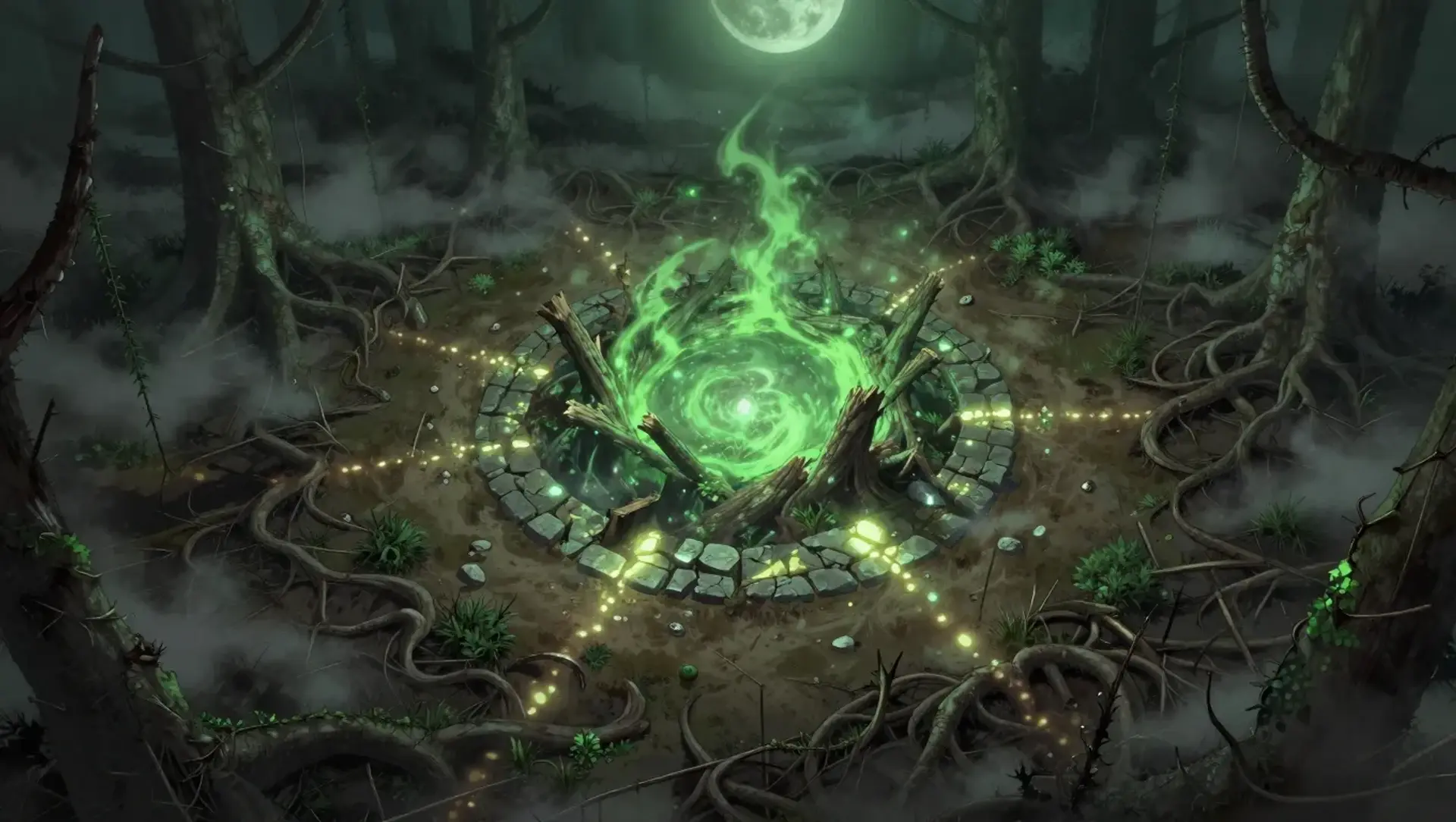 Save the Grove from the Wailing Sentinel - AI-generated fantasy Encounter