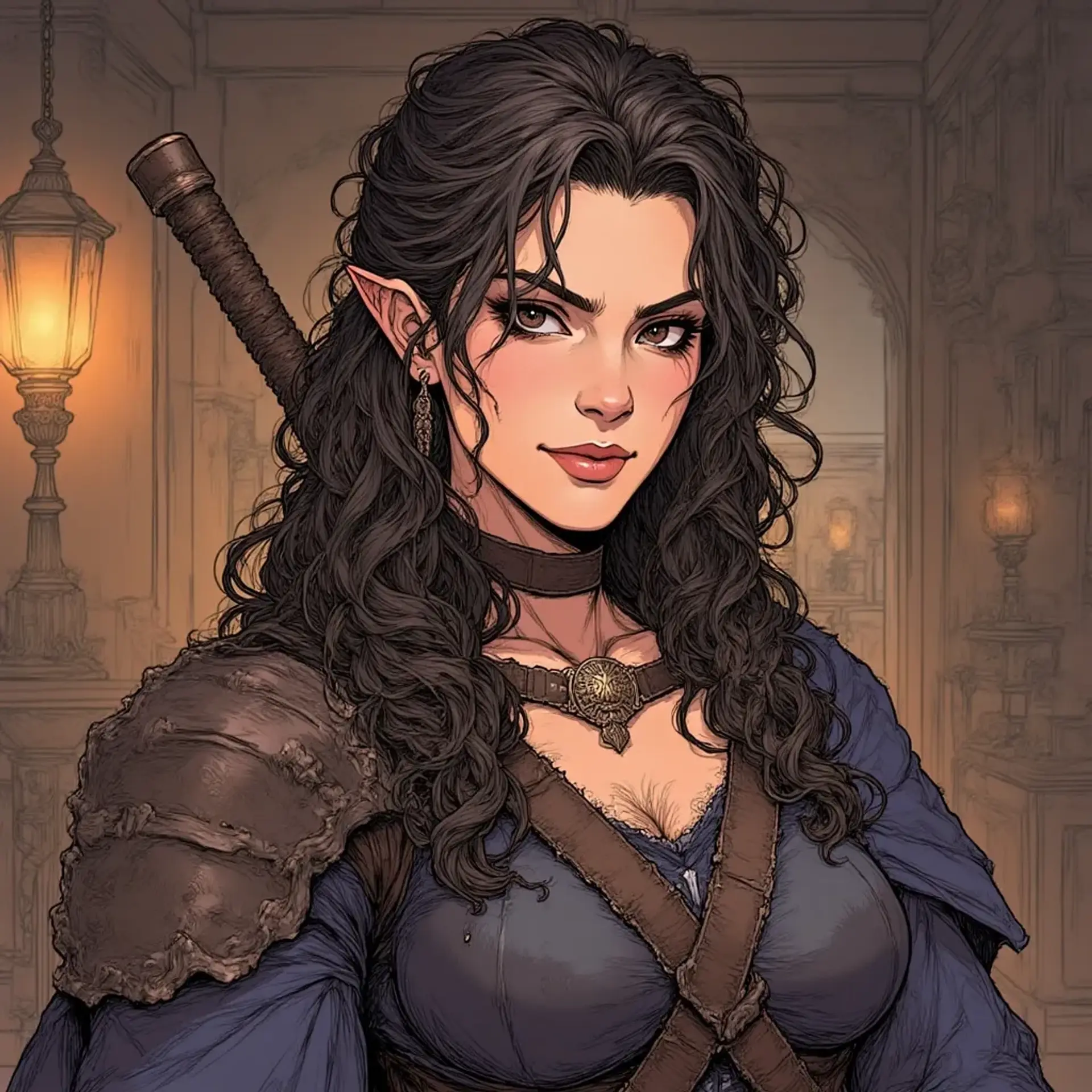 Calista Venn - AI-generated fantasy NPC
