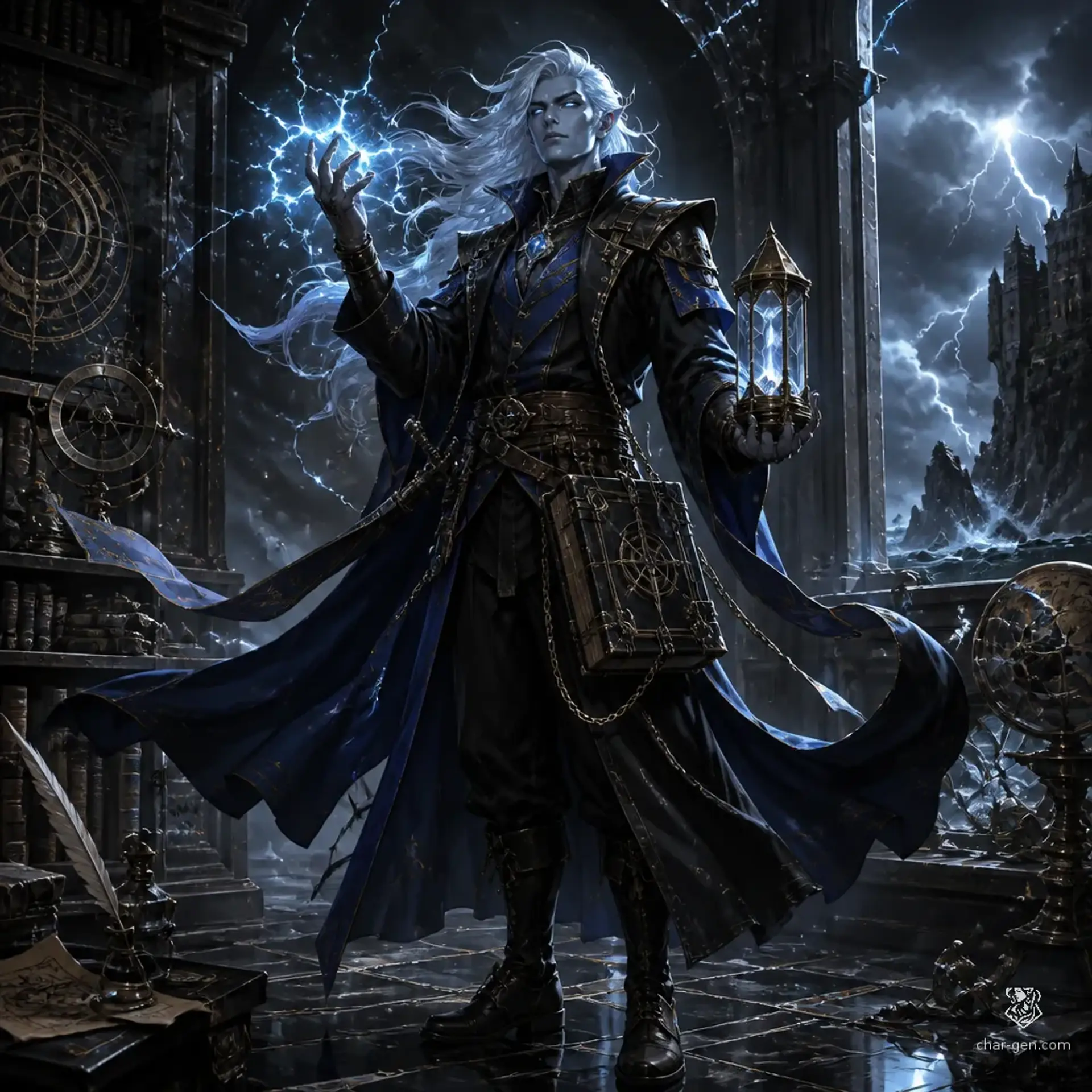 Nexaroth Soulreign - AI-generated fantasy Character