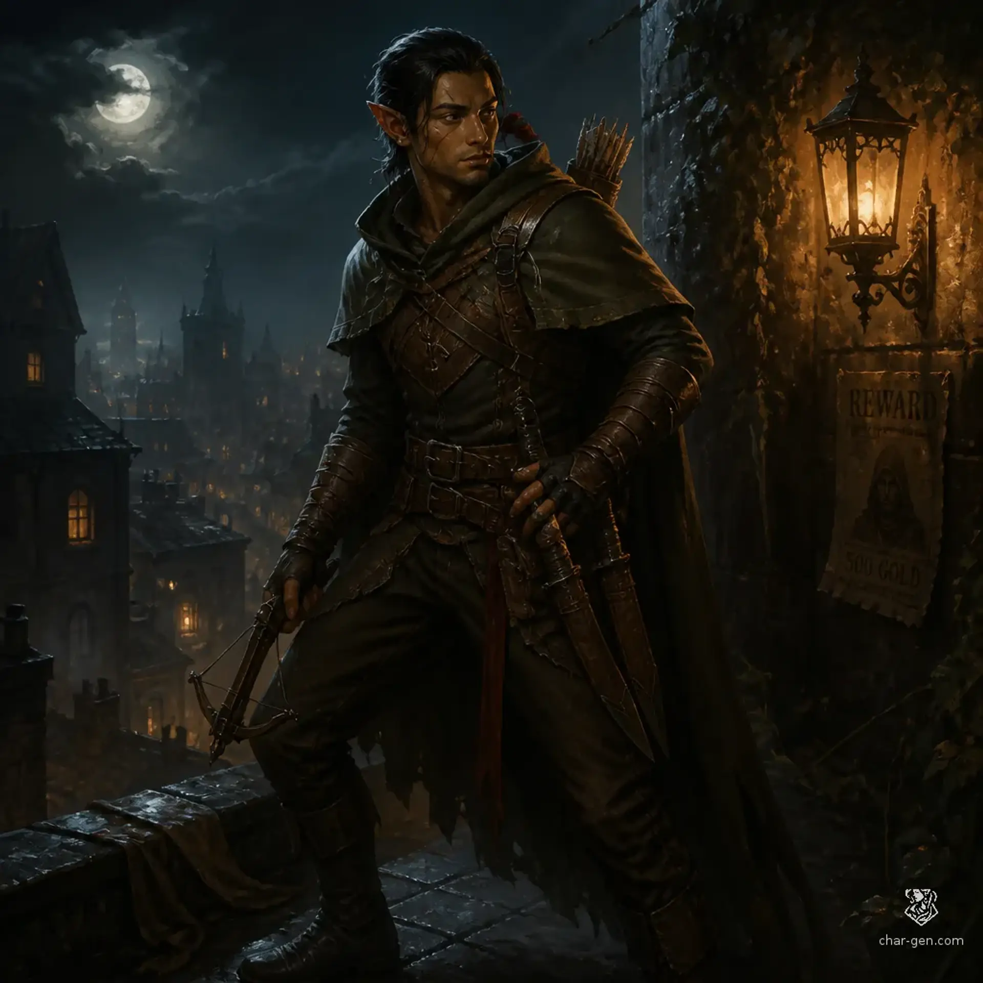 Varkon Orazai - AI-generated fantasy Character