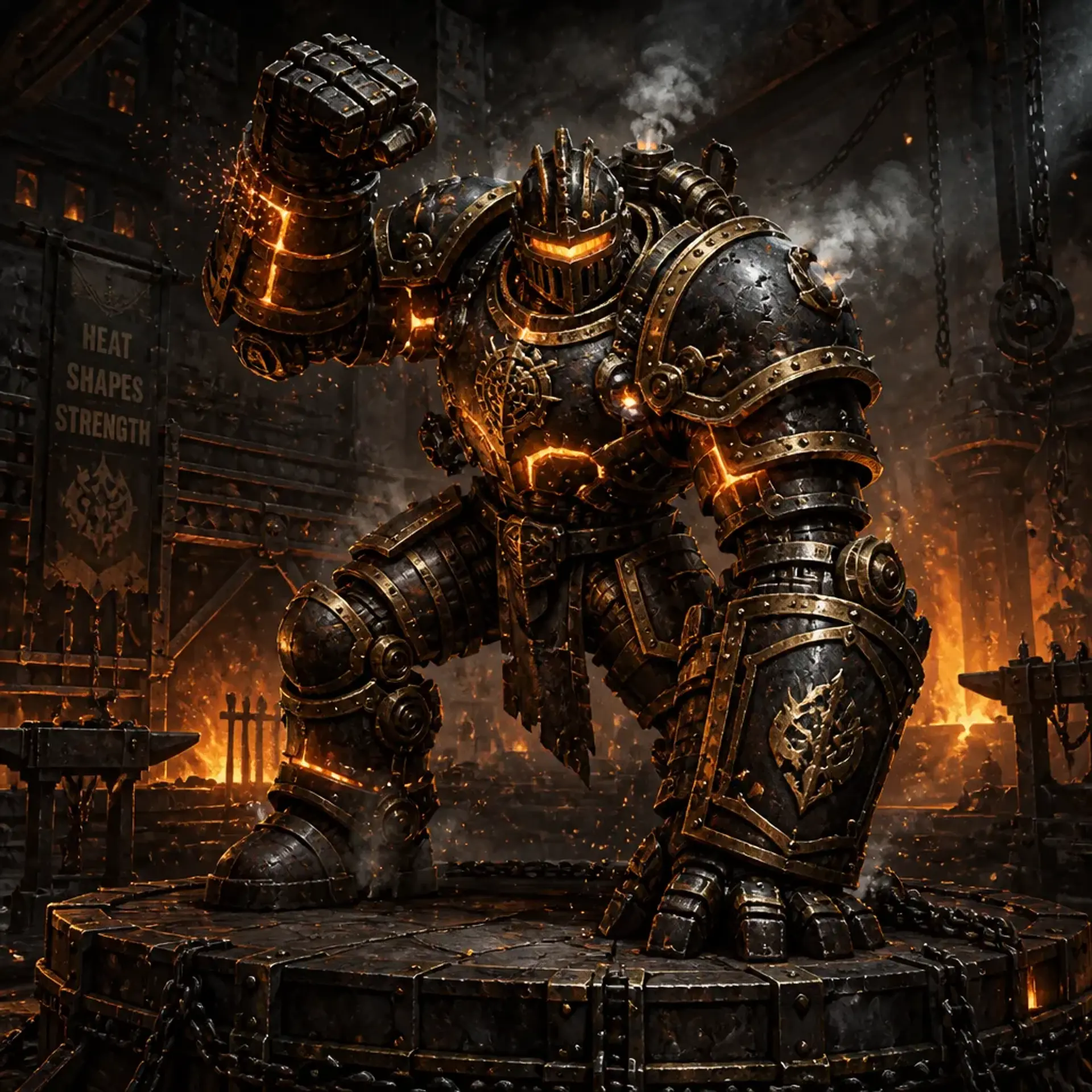 Animated Armor - AI-generated fantasy Monster