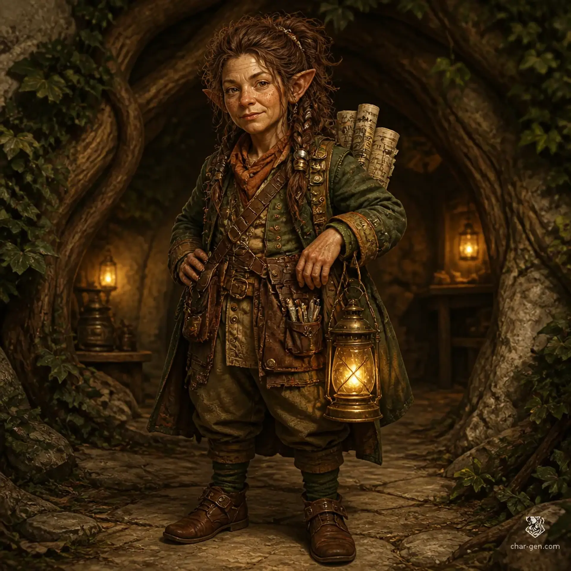 Brindlewarren Folk - AI-generated fantasy Species