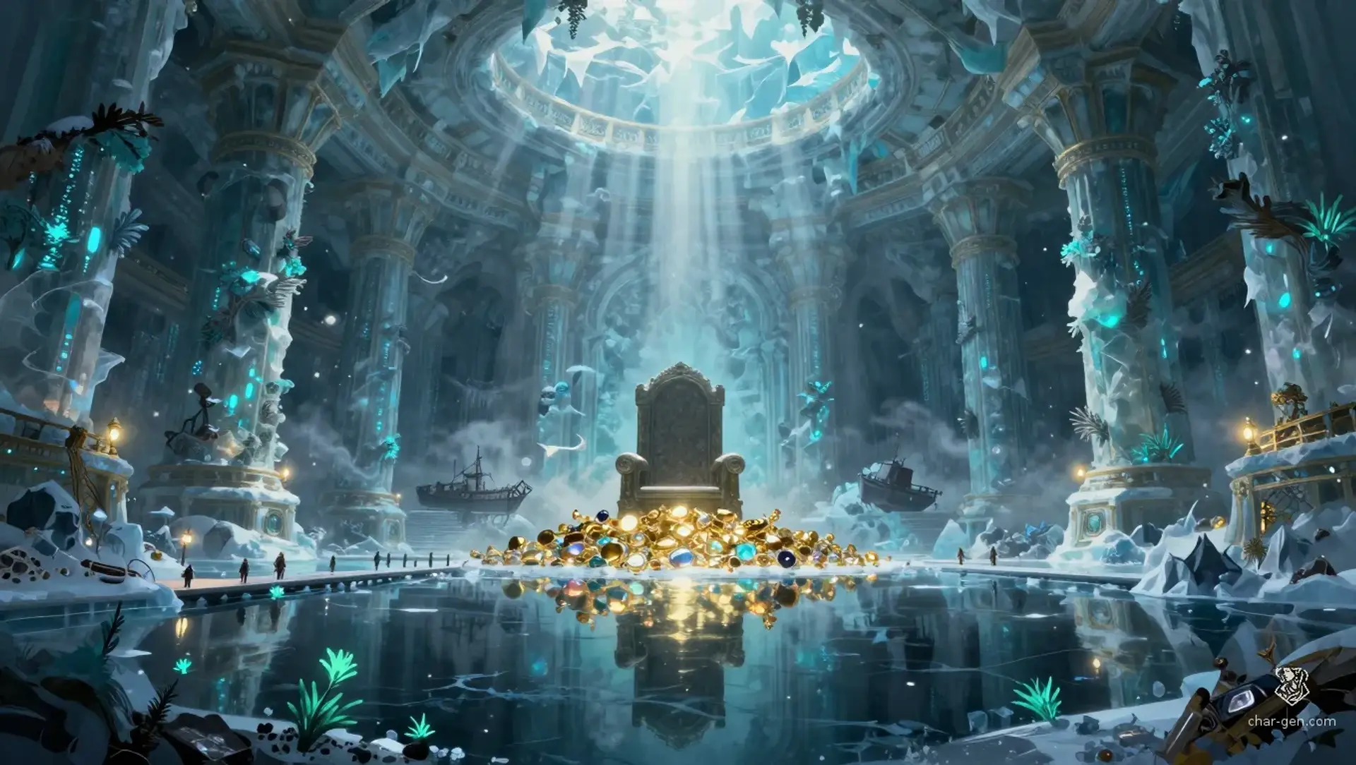 The Grotto of Gilded Lies - AI-generated fantasy Quest