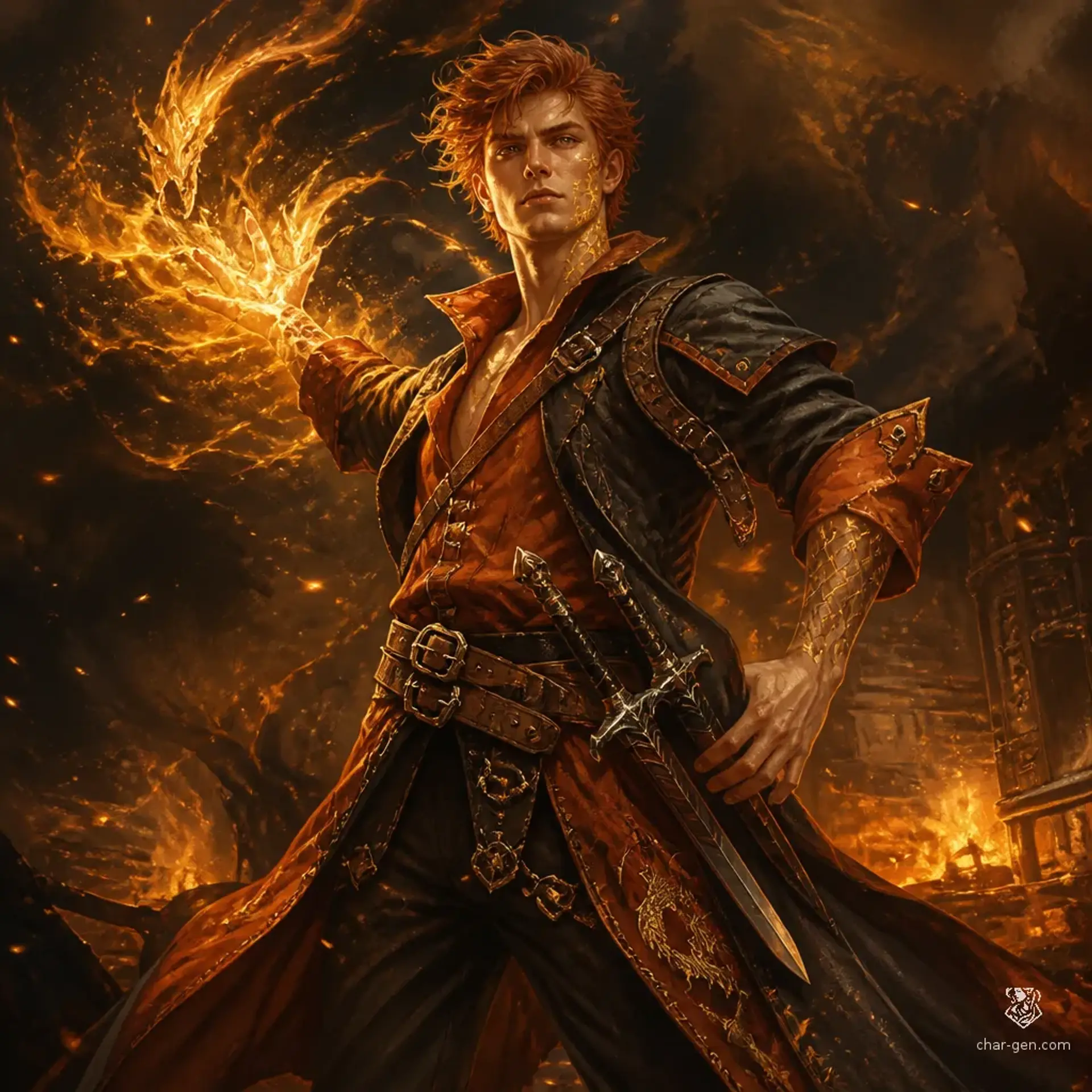 Elian Aurelius - AI-generated fantasy Character