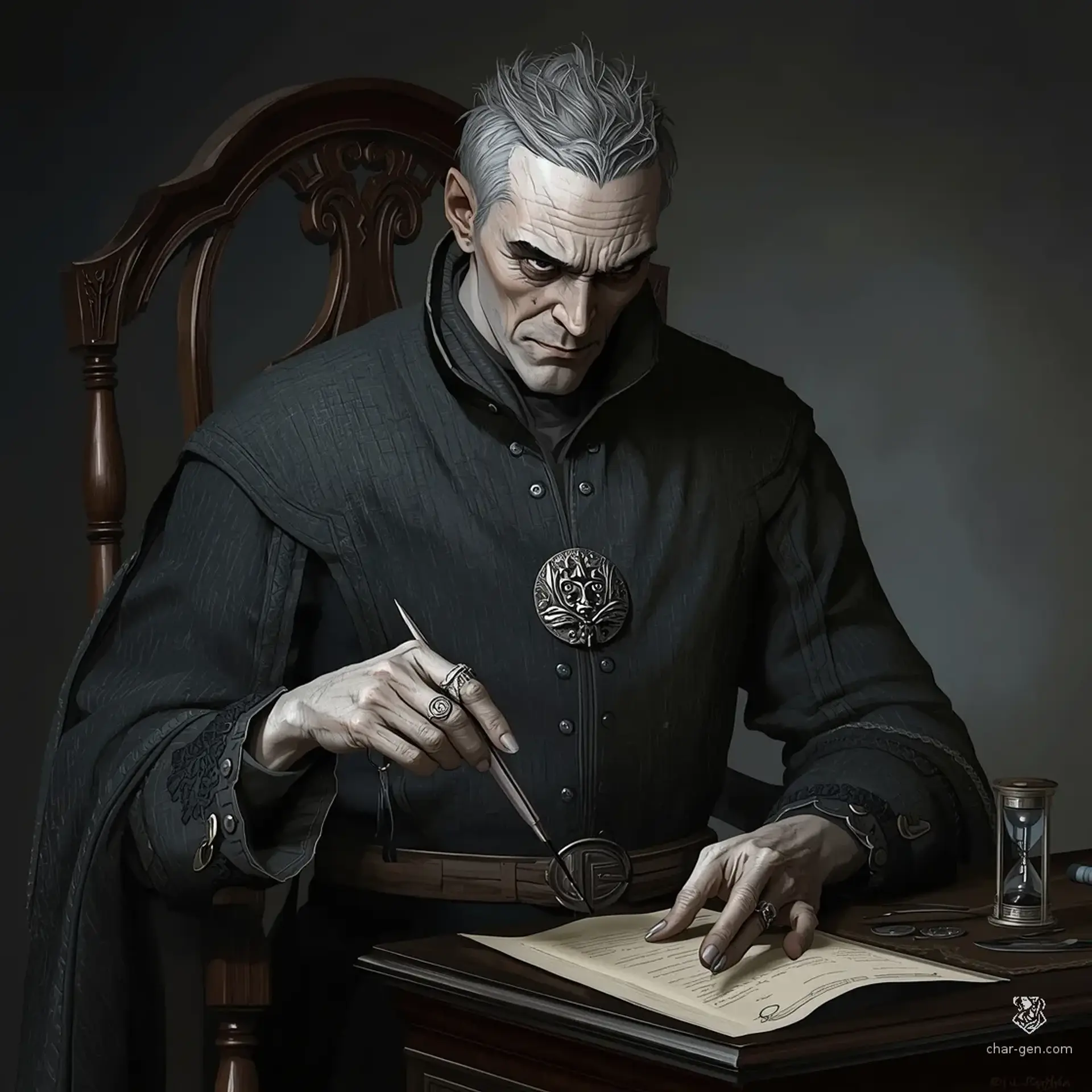 Lord Silas Vane - AI-generated fantasy NPC