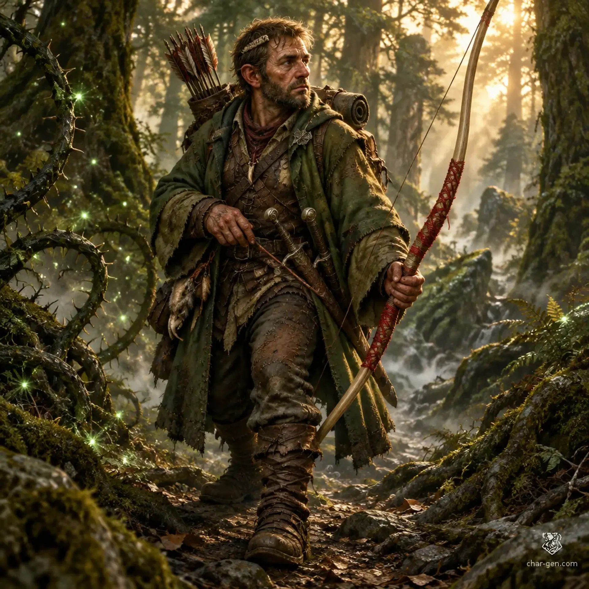 Berrit Underfoot - AI-generated fantasy Character