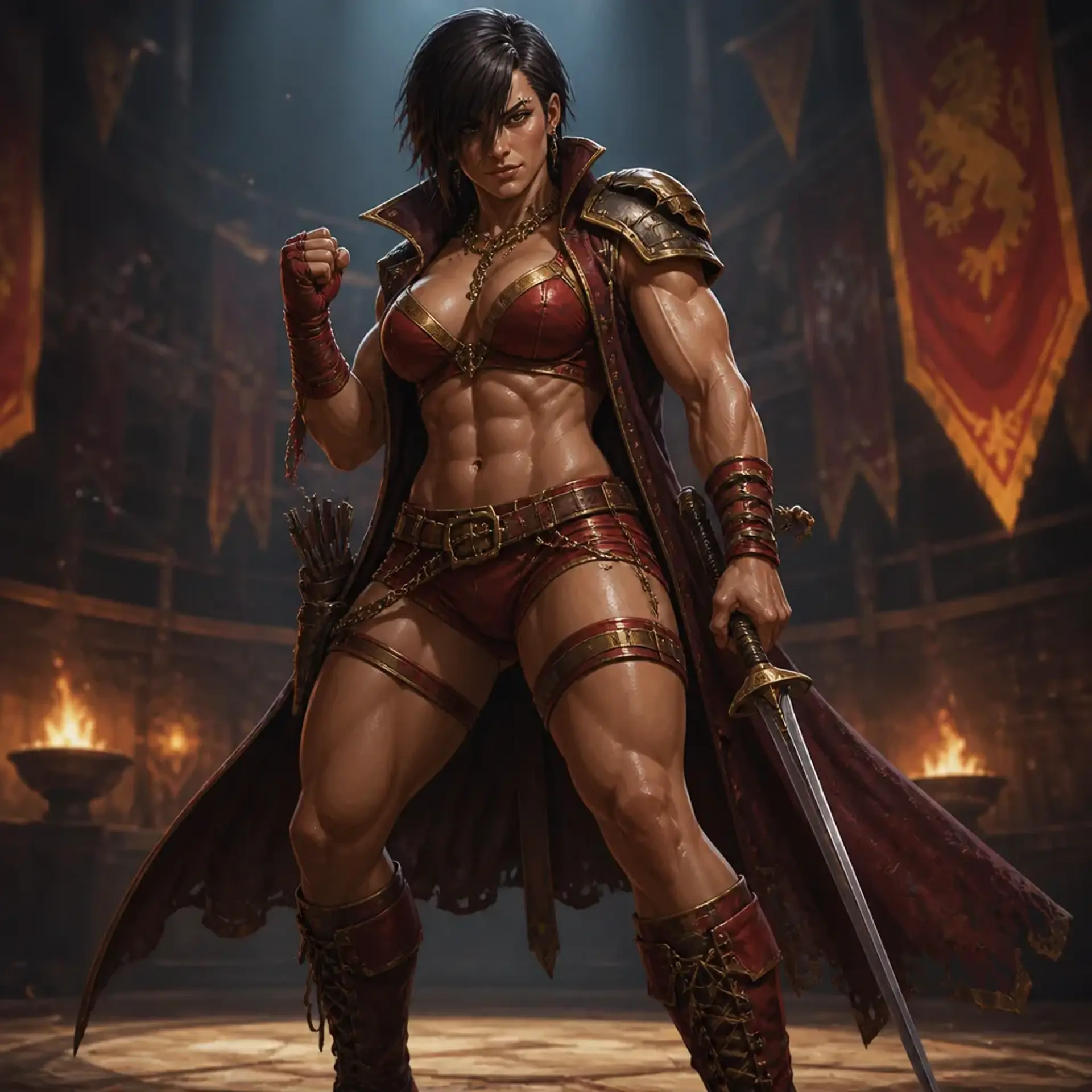 Mireva Ndamara - AI-generated fantasy Character