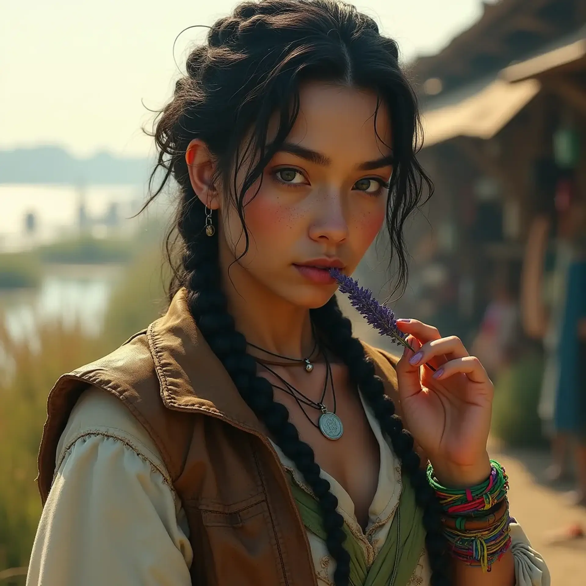 Karima White-Creek - AI-generated fantasy NPC