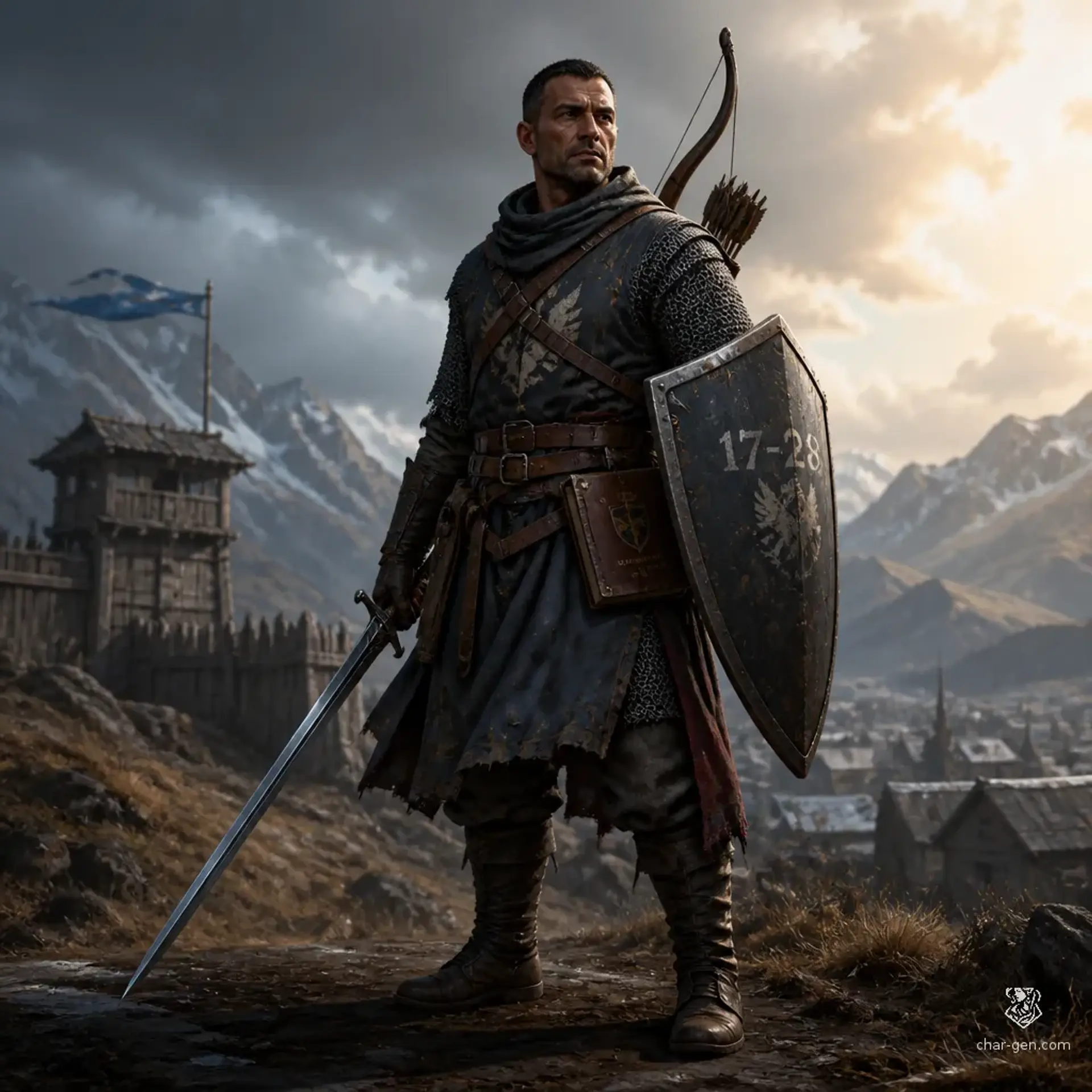 Iker Sato - AI-generated fantasy Character