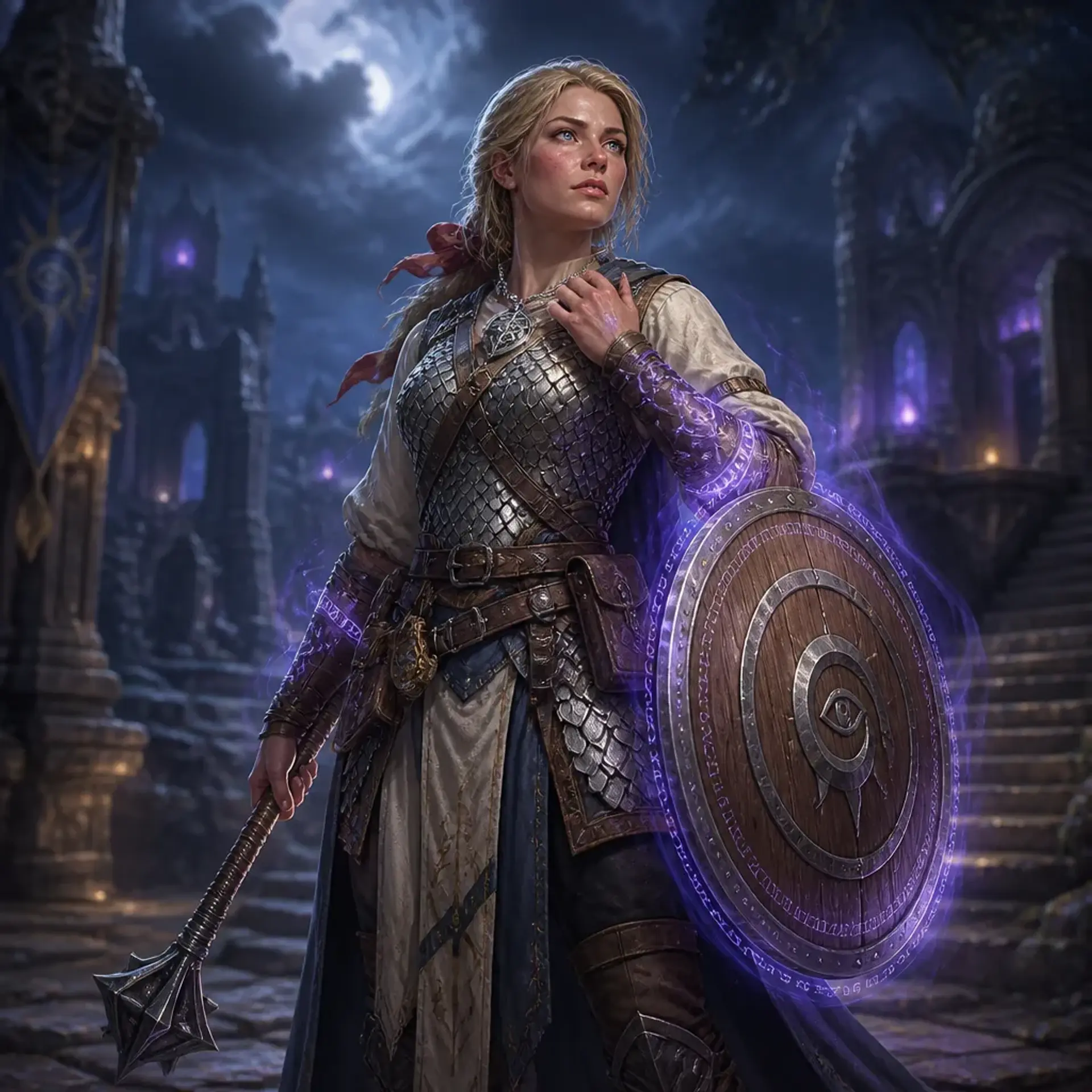 Nora Vargai - AI-generated fantasy Character