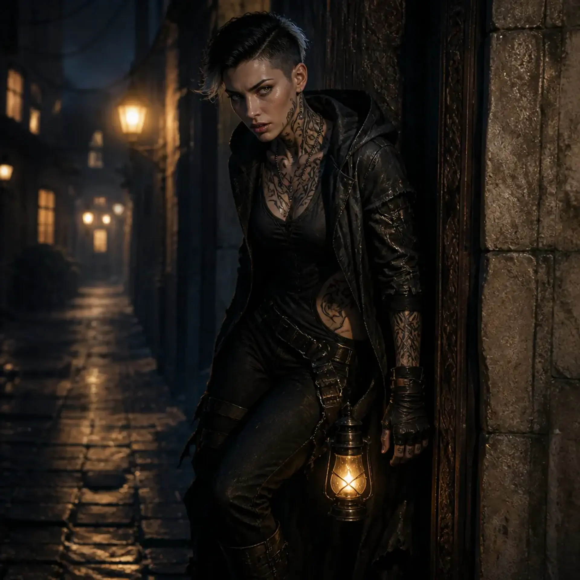 Venna Seshara - AI-generated fantasy Character