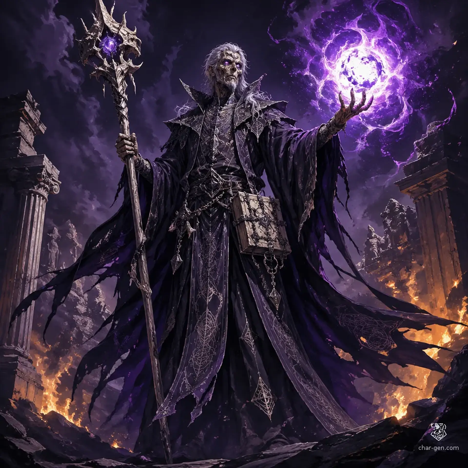 Malakar Thane - AI-generated fantasy Character