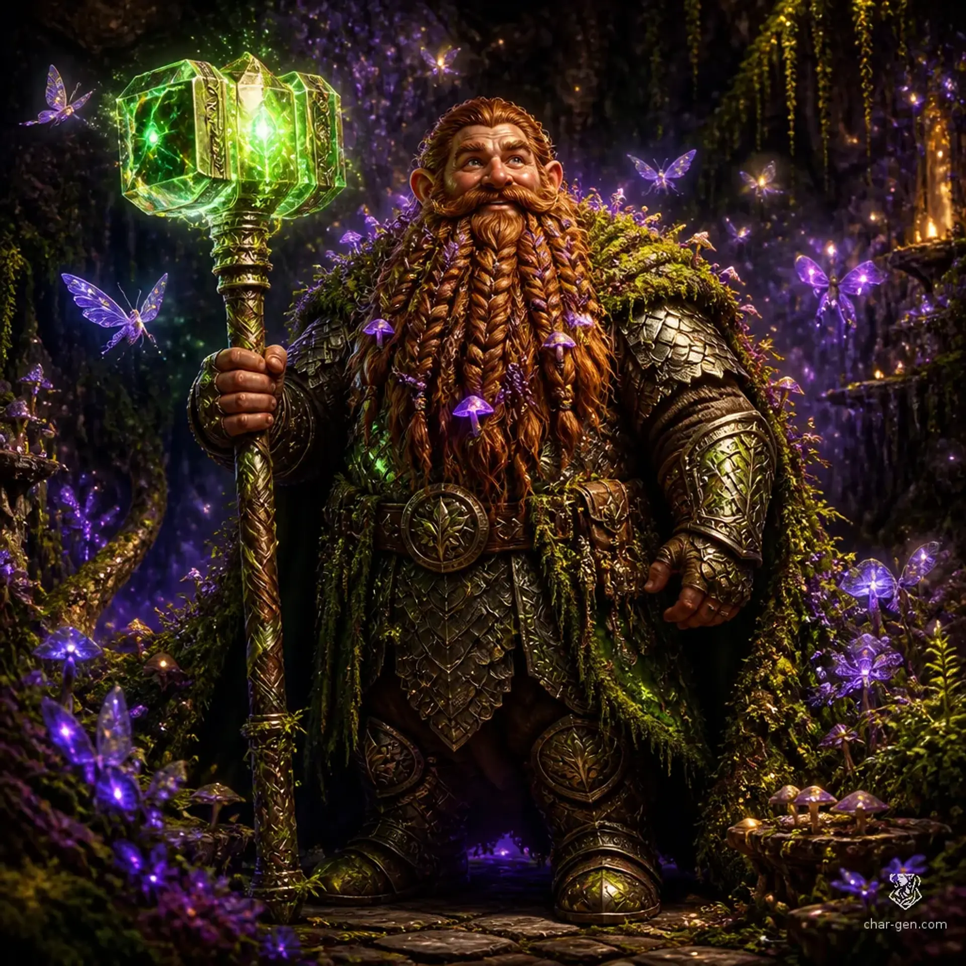 Orsik Glimmerbloom - AI-generated fantasy Character