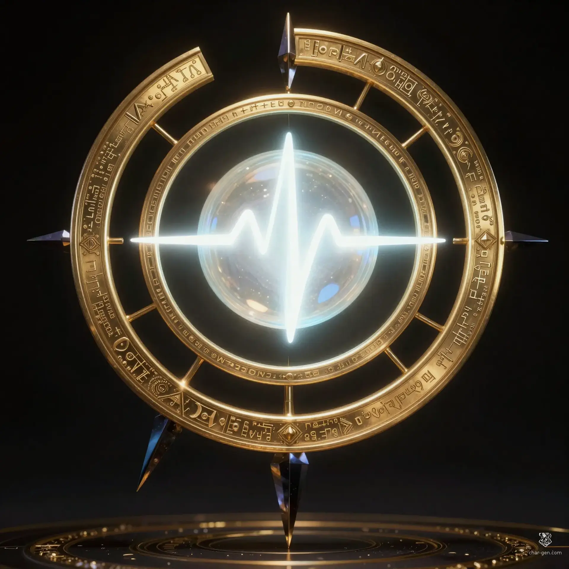 The Unfinished Axiom of Capri - AI-generated fantasy Magic Item