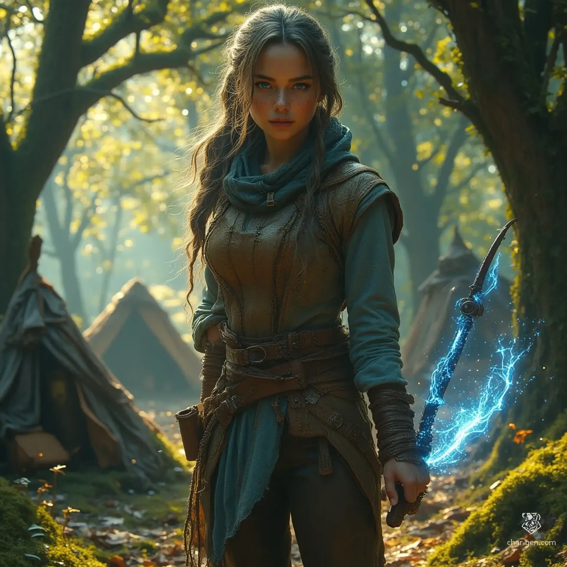 Elyra Hartwell - AI-generated fantasy NPC