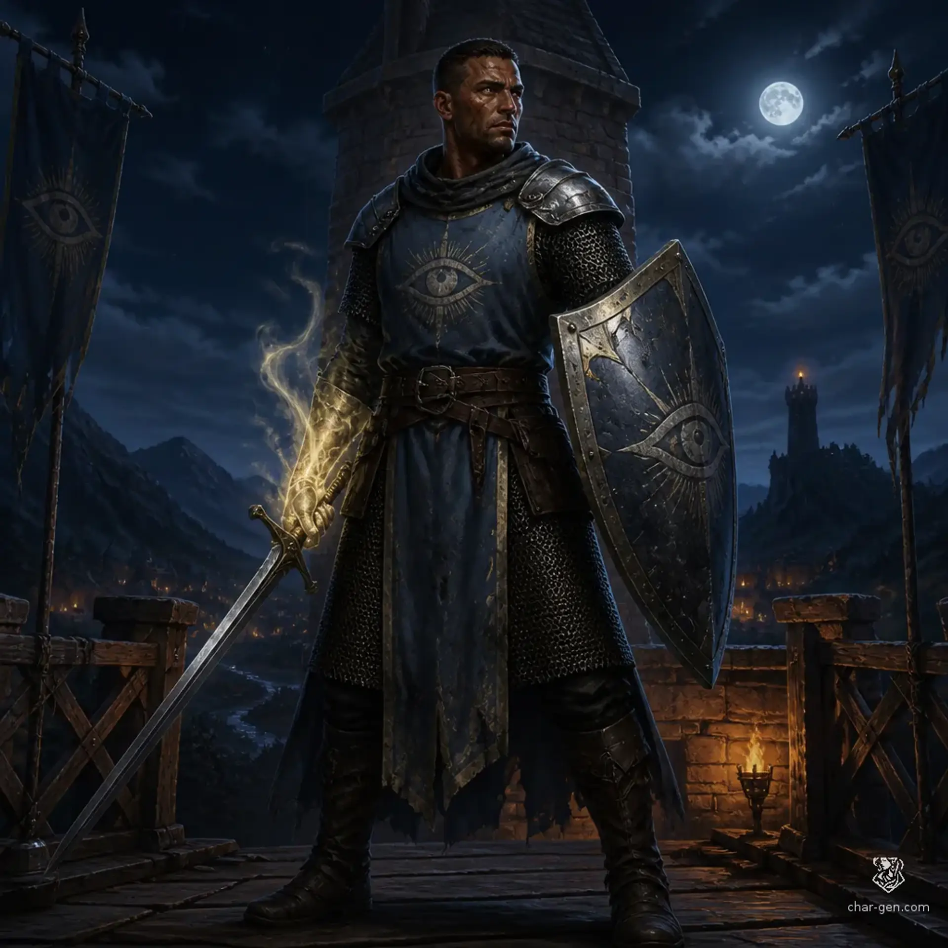 Vargan Székely - AI-generated fantasy Character
